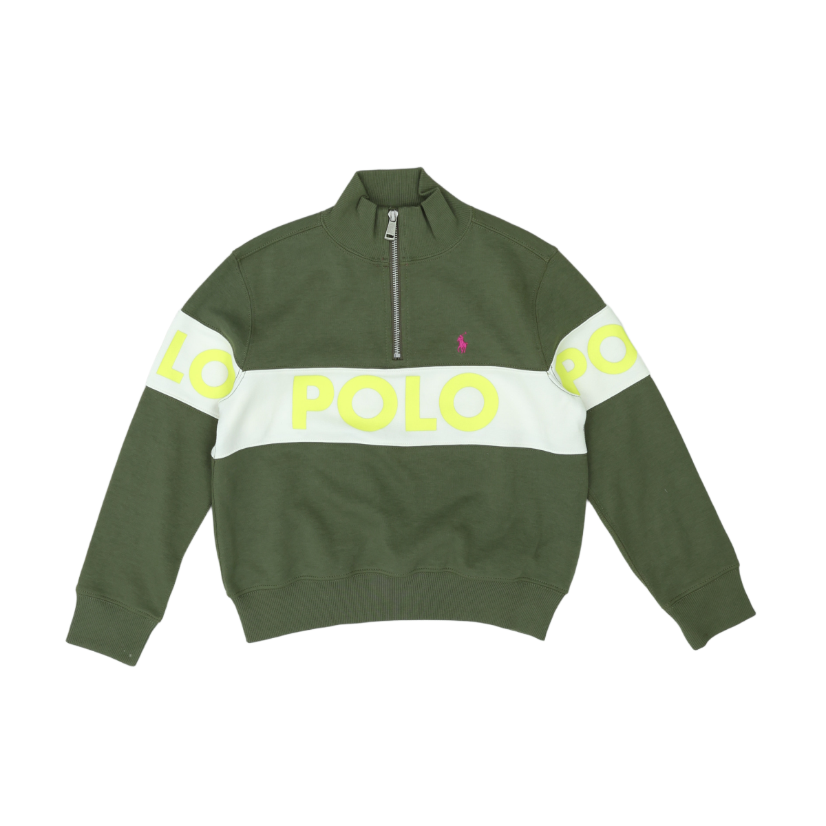 Green child sweater - 8 years POLO RALPH LAUREN - Seconde Main Green