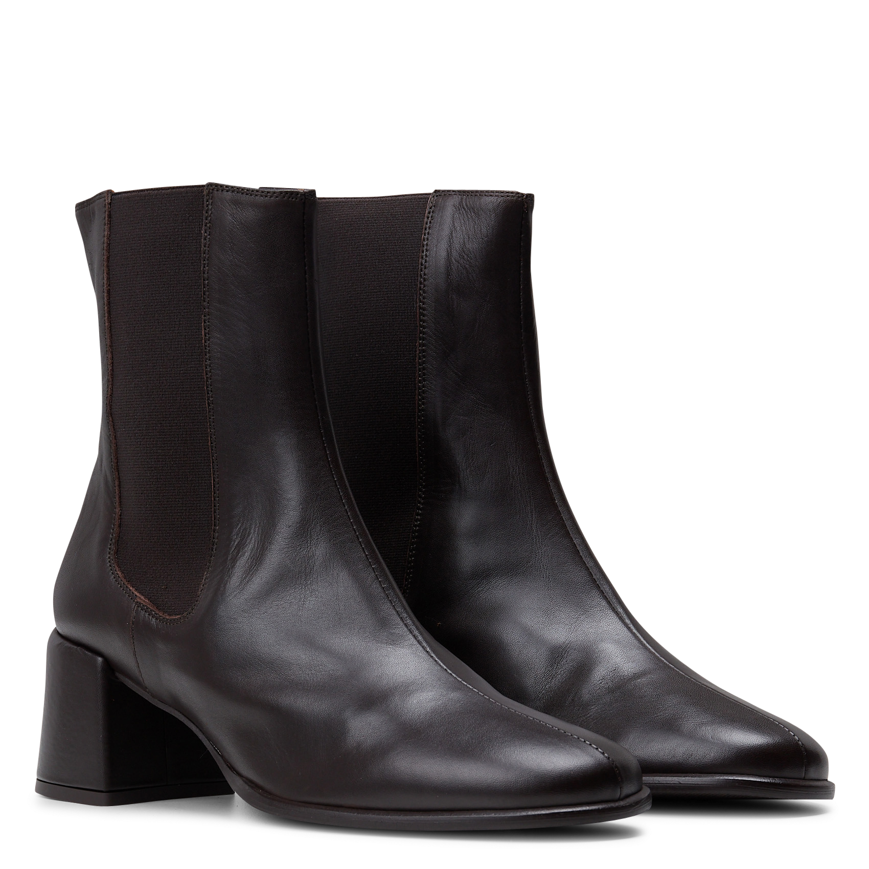 Bianca leather ankle boots ANGEL ALARCON Brown