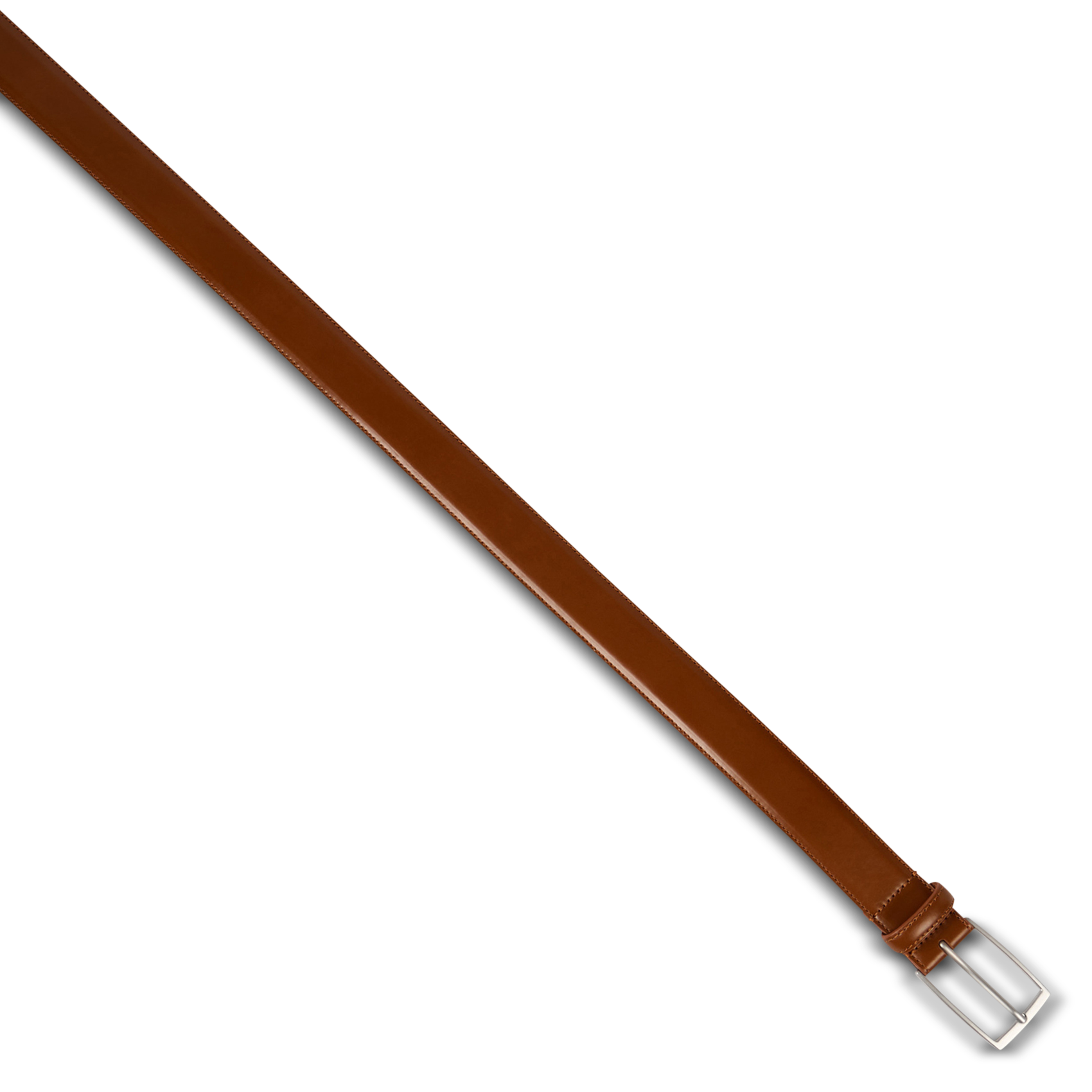 Ceinture à boucle en cuir glacé SANDRO Marron