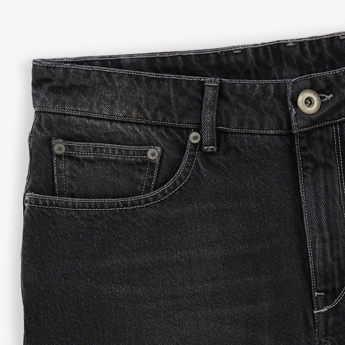 Tapered cut denim Bermuda shorts SERGE BLANCO Grey