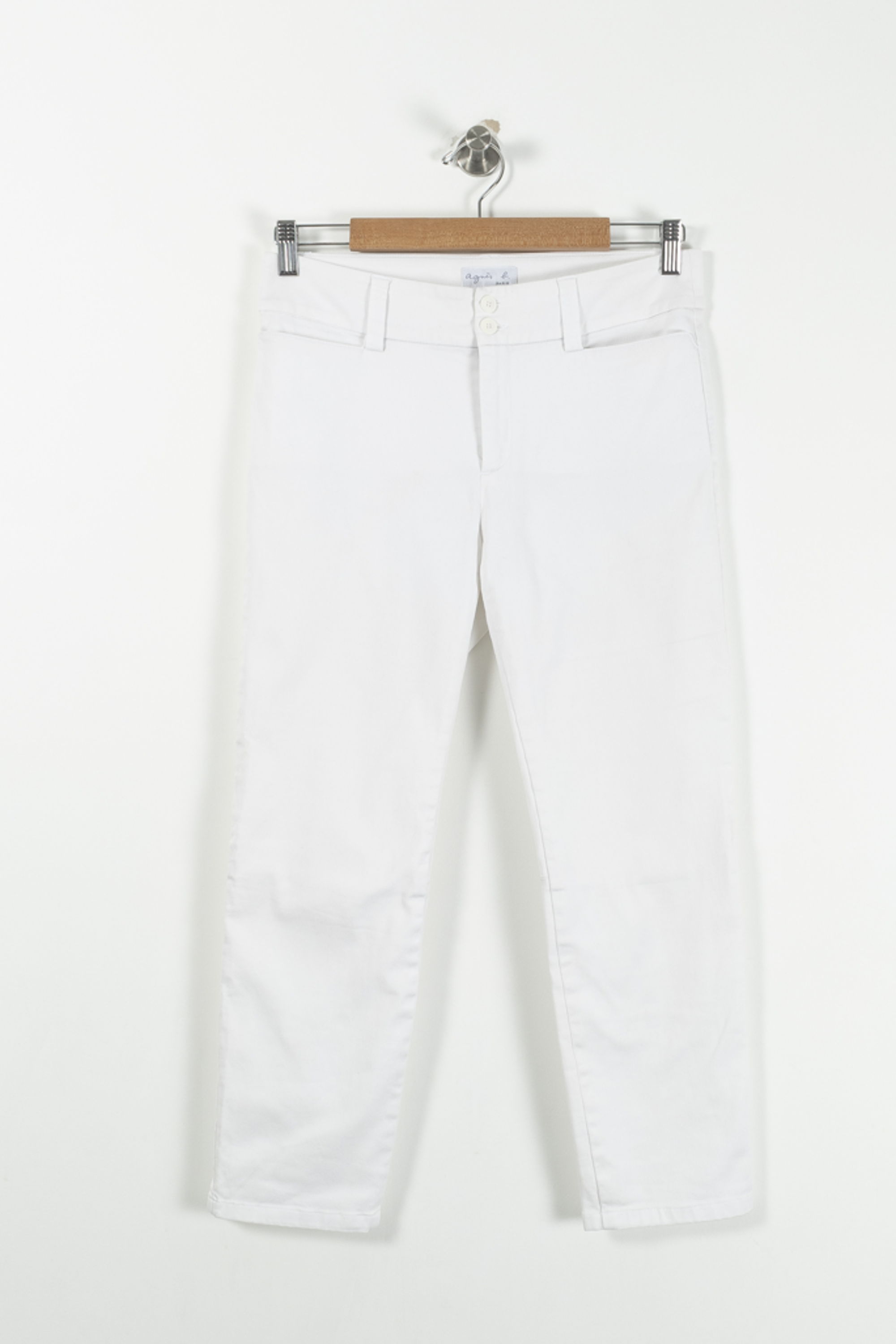 PANTS AGNES B. - Seconde Main White