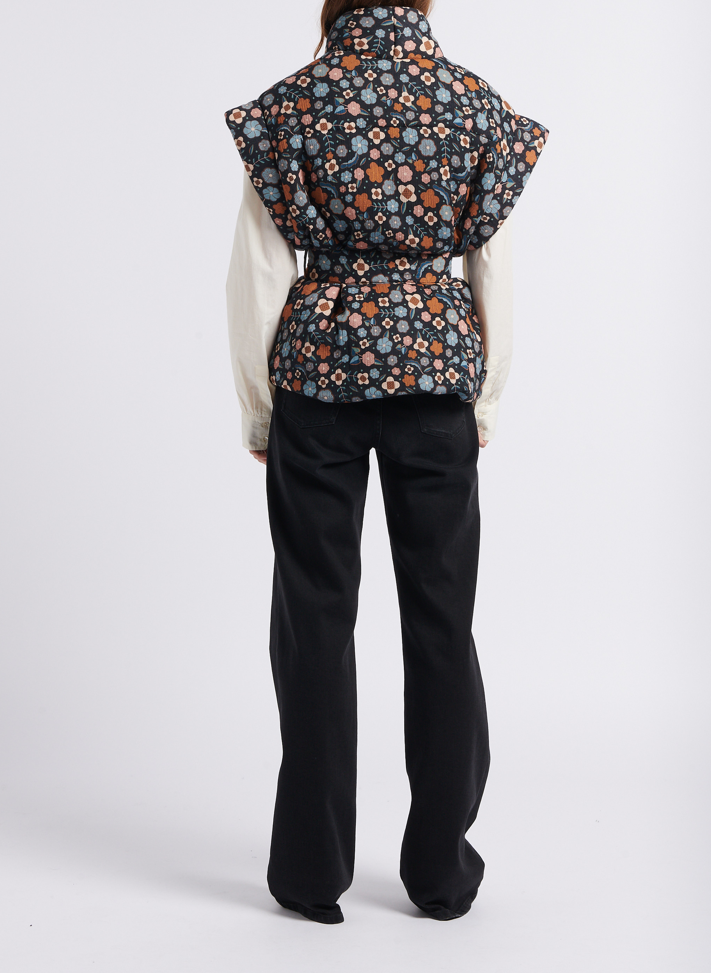 Gesteppte Baumwolljacke mit Schalkragen ANTIK BATIK Mehrfarbig