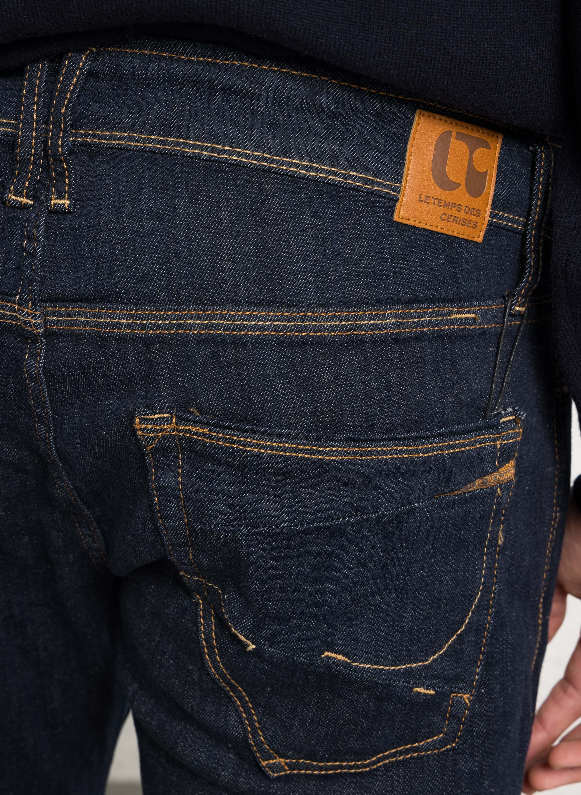 Jean droit LE TEMPS DES CERISES Bleu