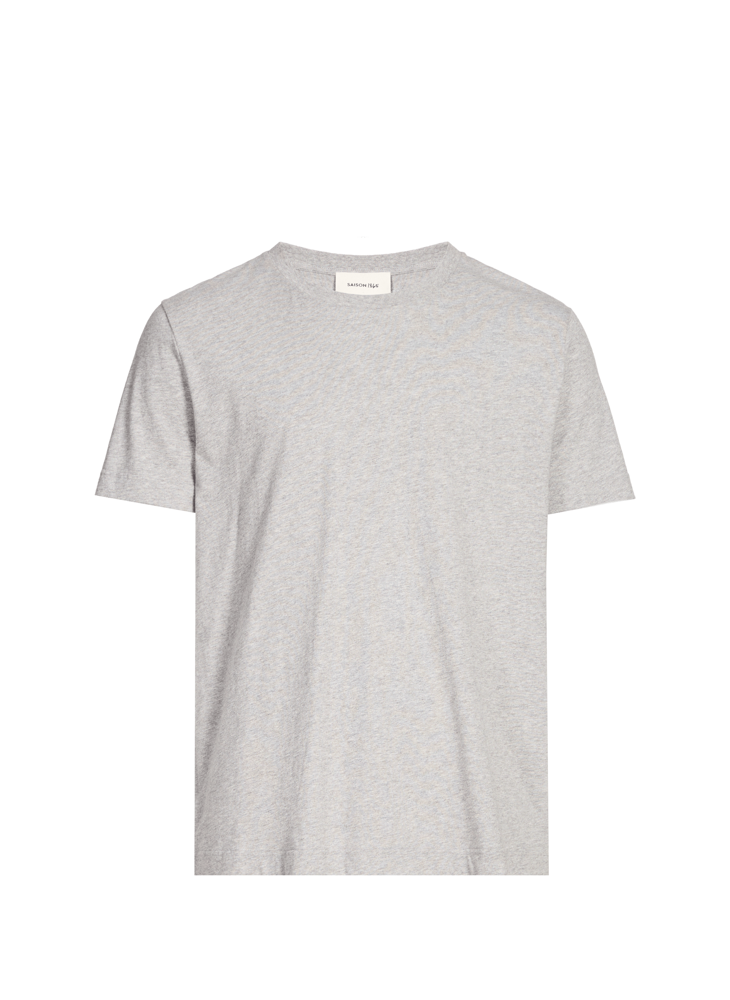 Rundhals-T-Shirt aus Bio-Baumwolle SAISON 1865 Grau