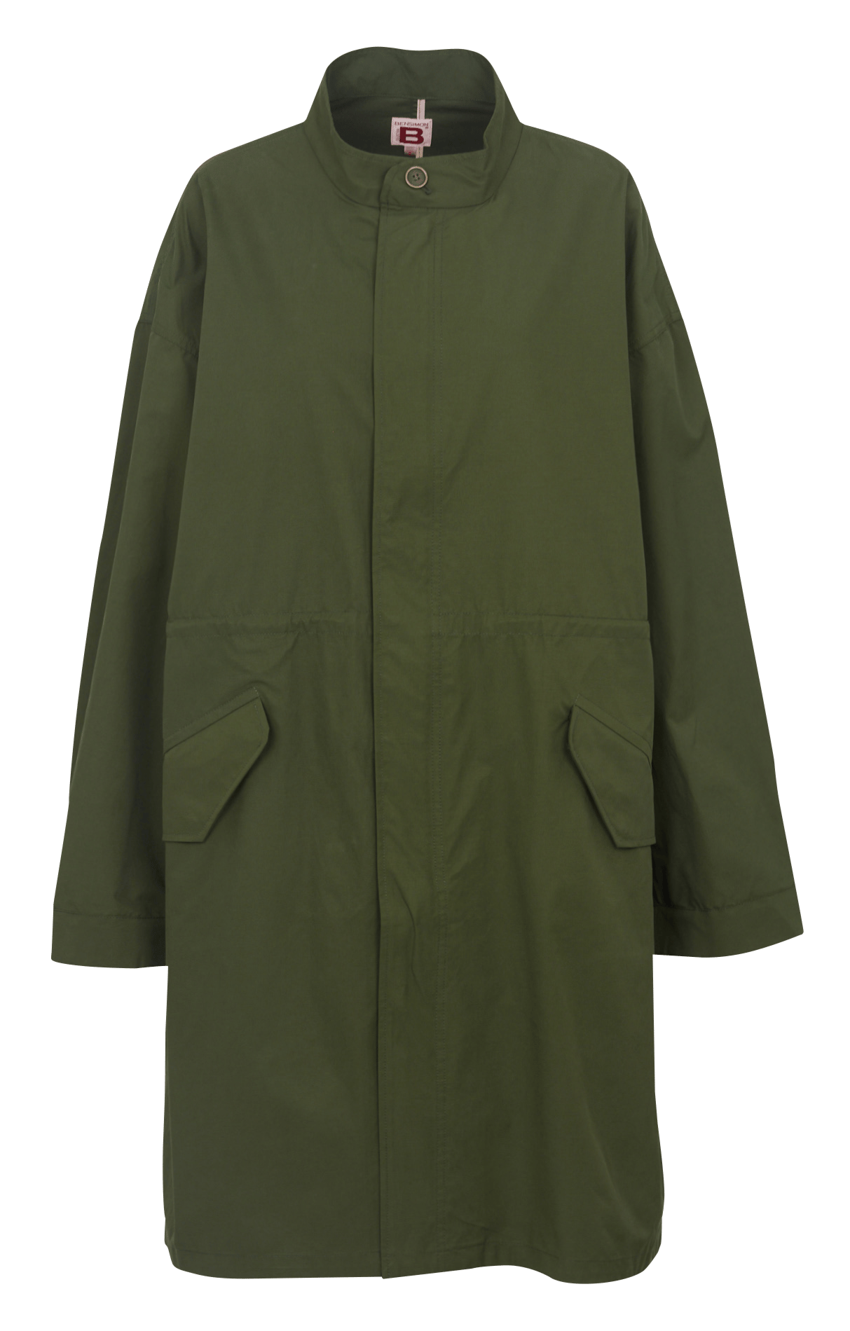 Blended cotton raincoat BENSIMON Khaki