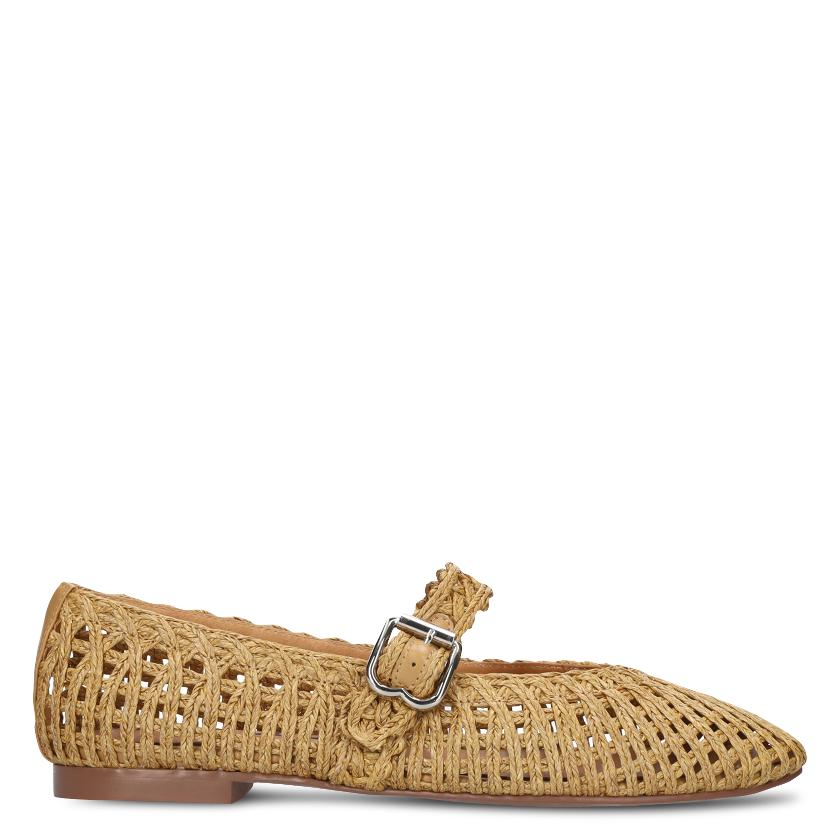 Raffia ballet flats BIBI LOU Beige