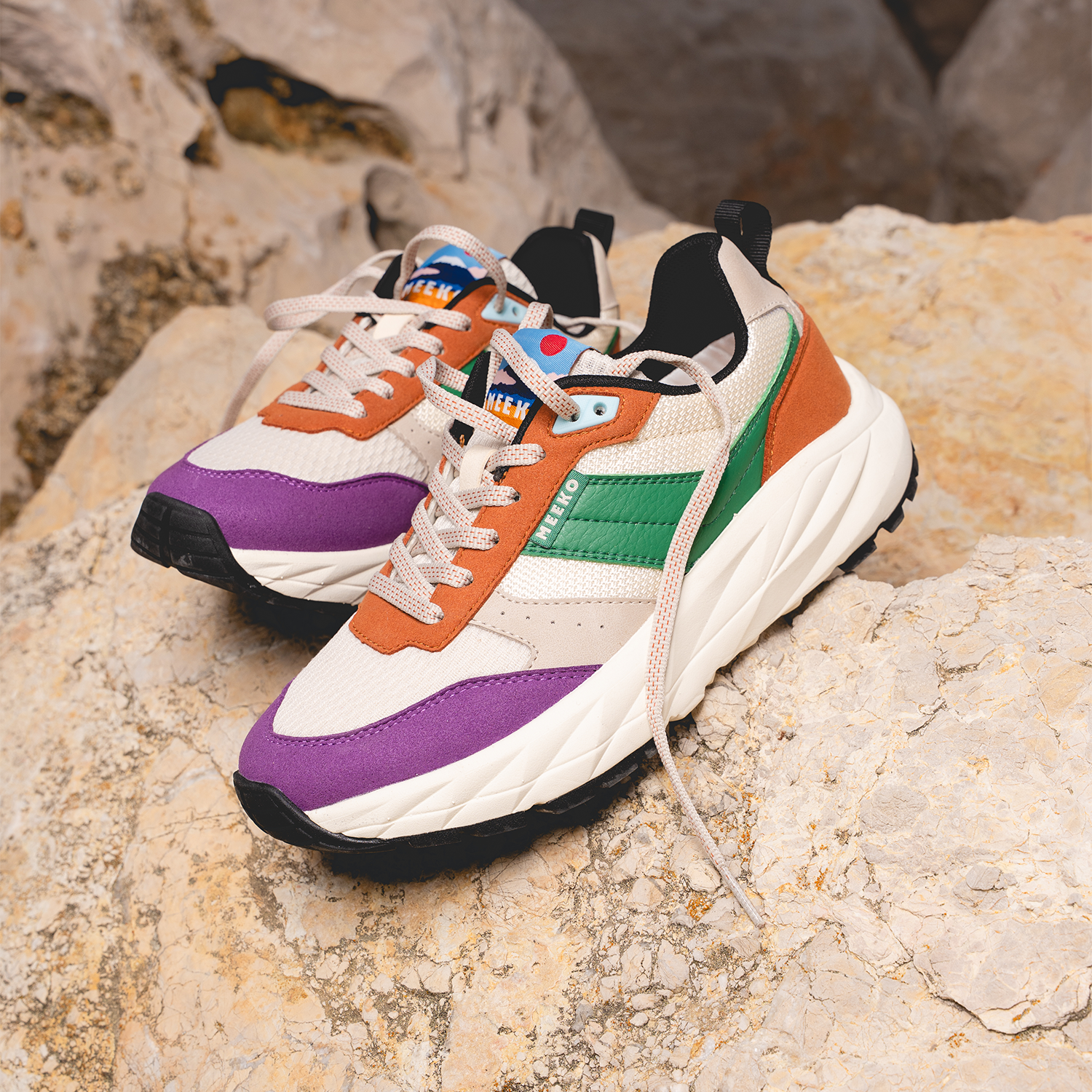 Baskets techniques et durables MEEKO Multicolore
