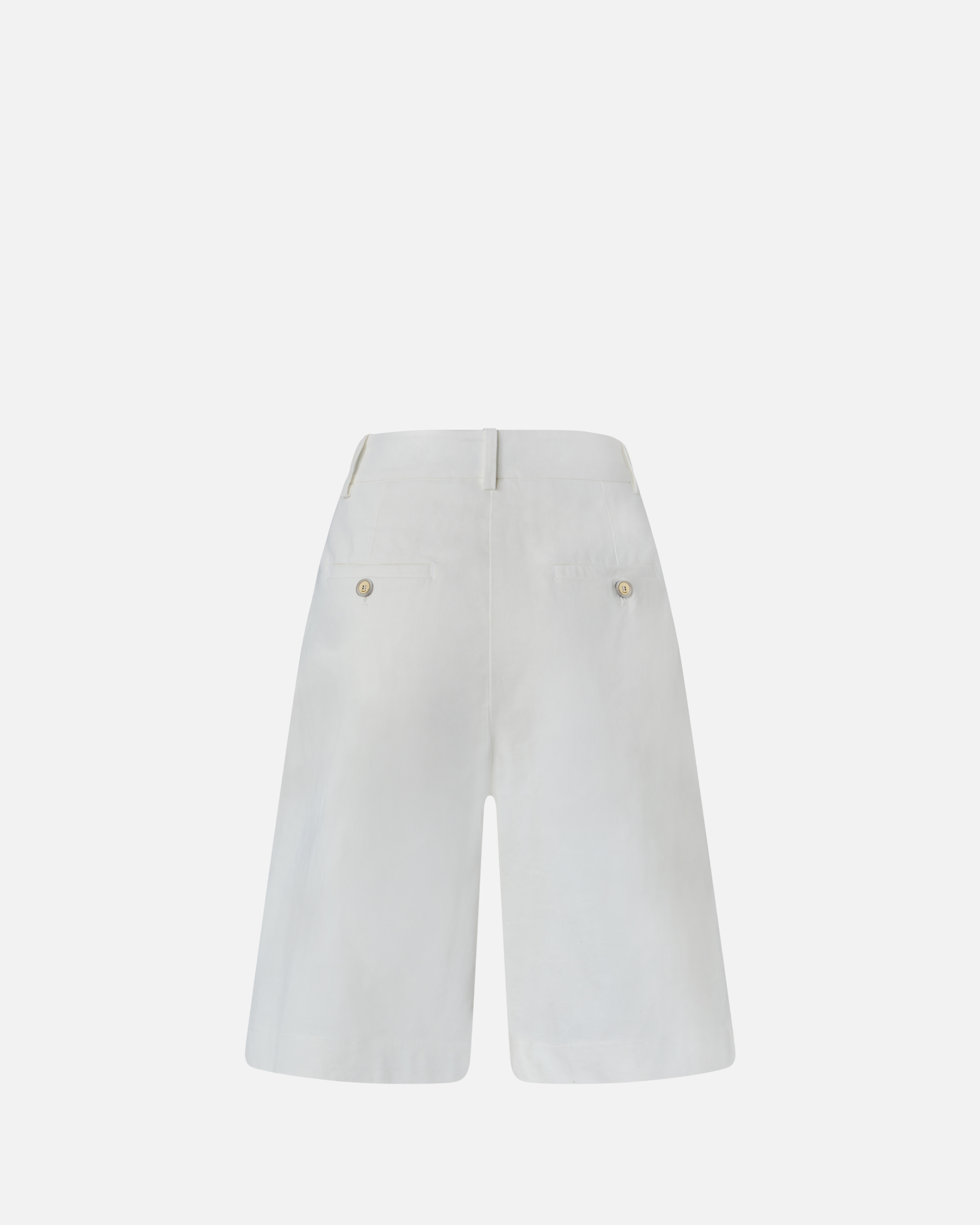 Bermuda à pli marqué PINKO Blanc