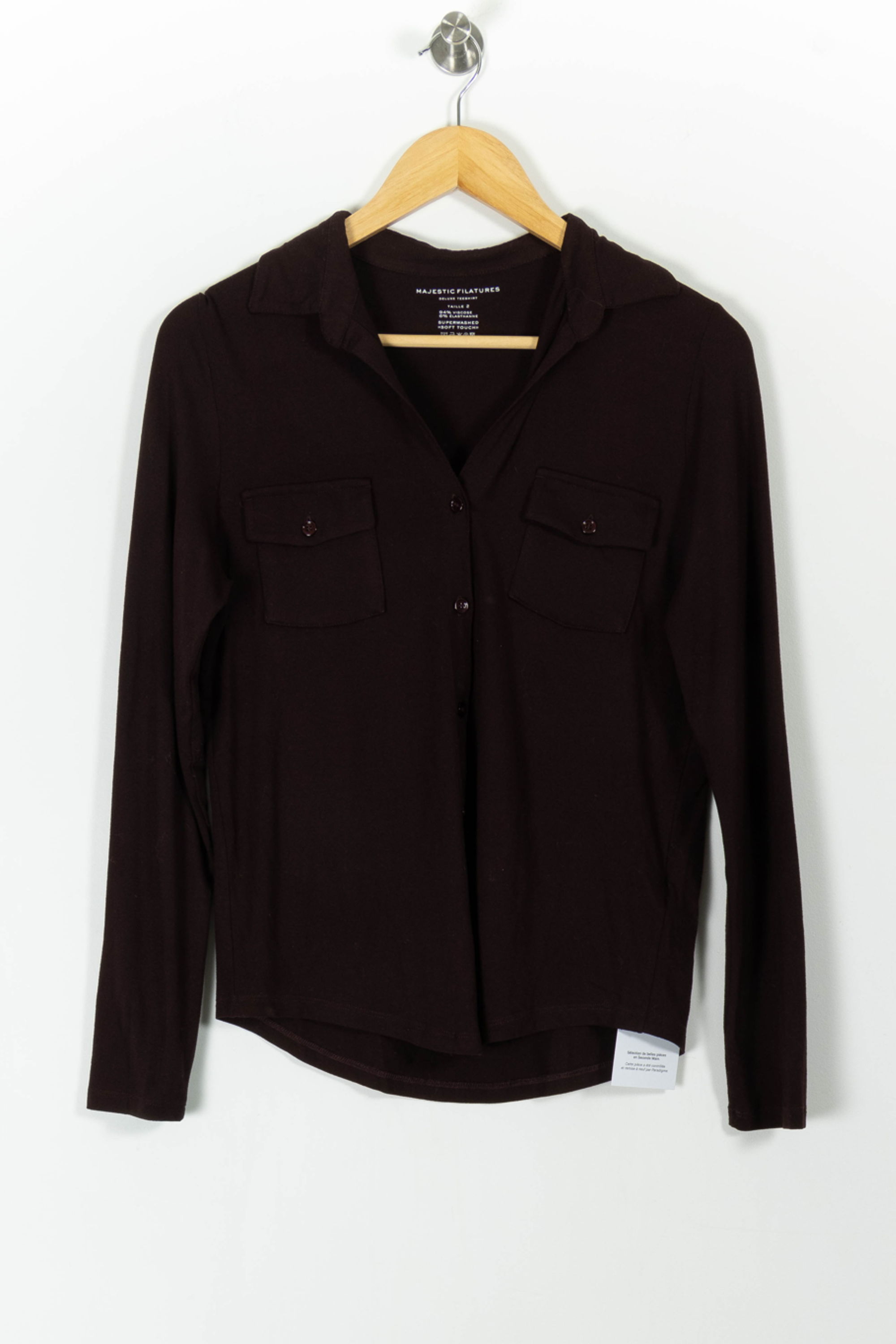 Shirt MAJESTIC FILATURES - SECONDE MAIN Red