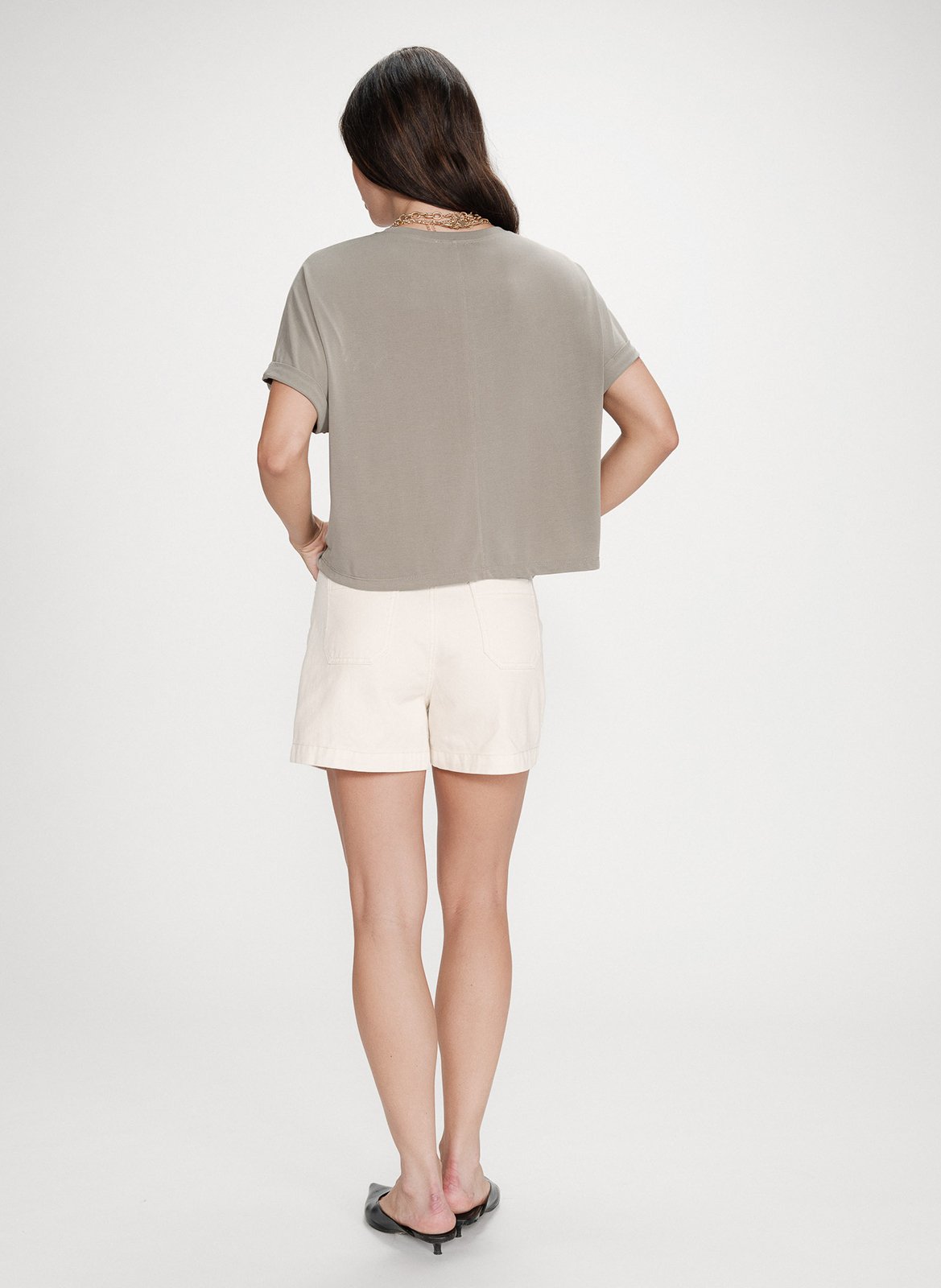 Tee-shirt col rond GRACE ET MILA Vert