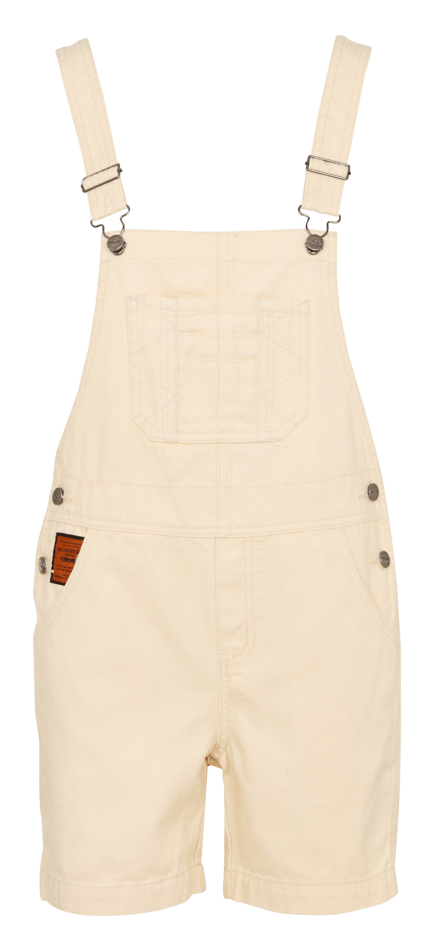 Short straight cotton overalls BOMBERS ORIGINAL Beige