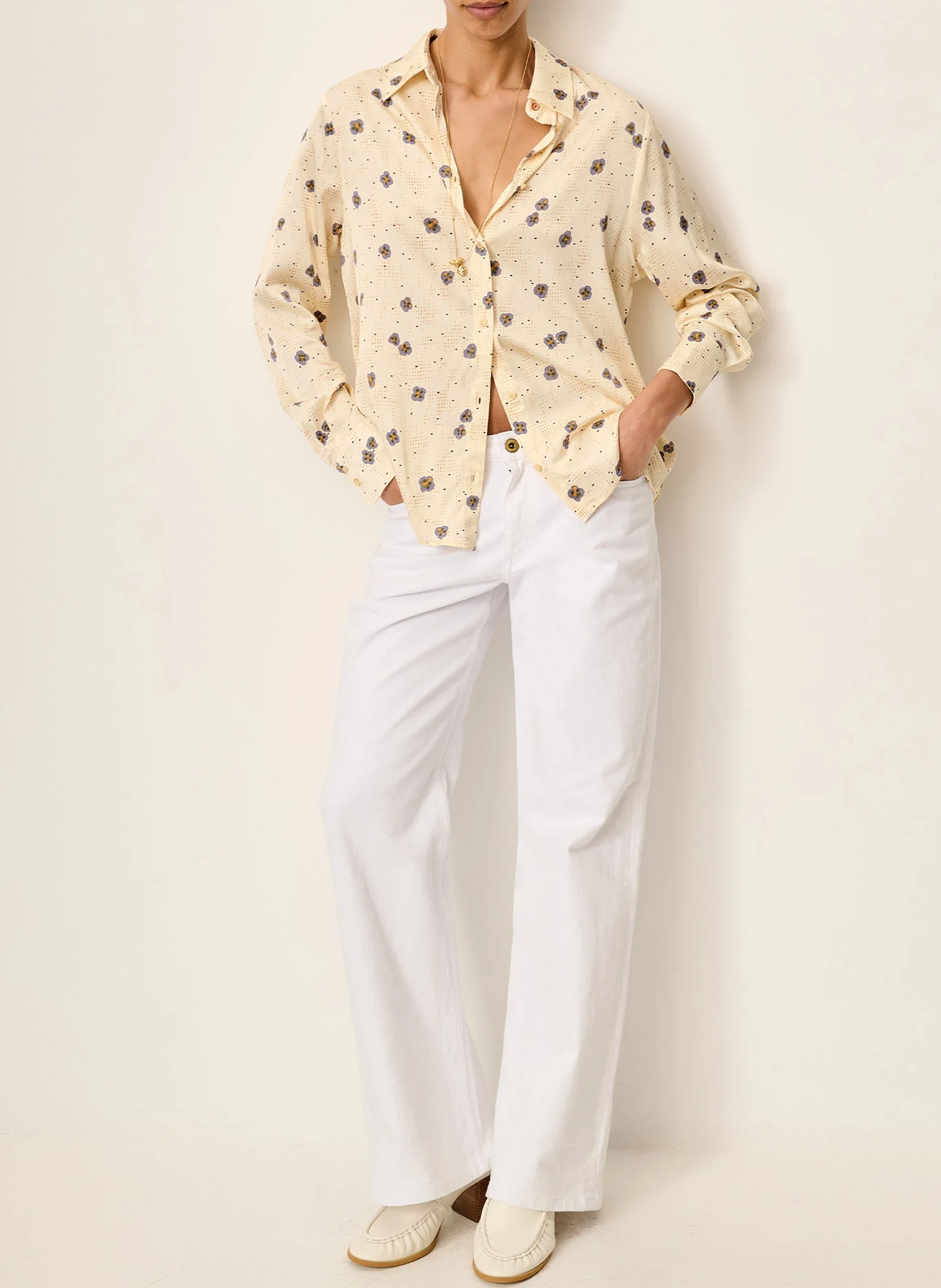 Chemise col classique imprimée SESSUN Multicolore