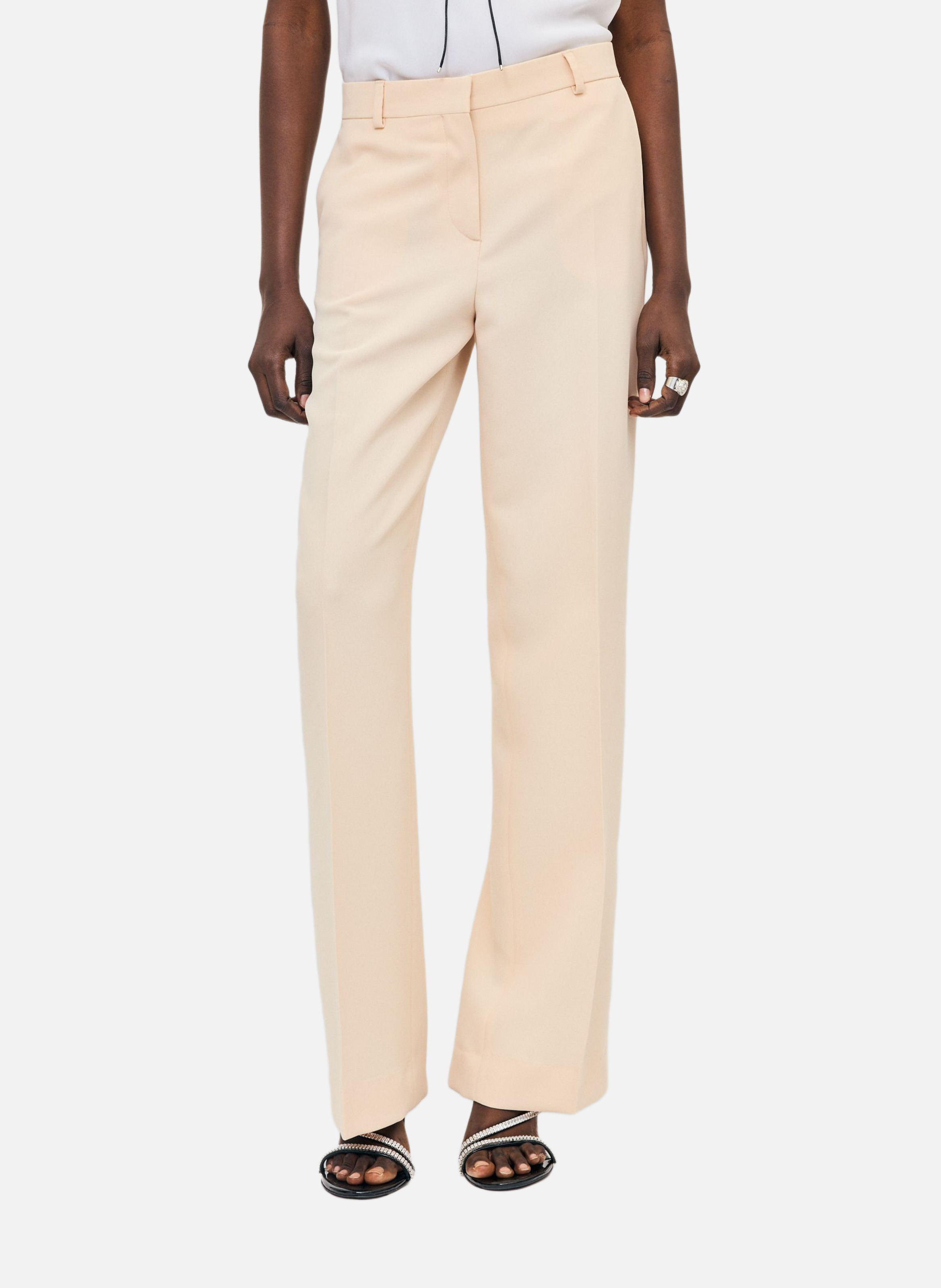 Straight suit trousers THE KOOPLES Orange