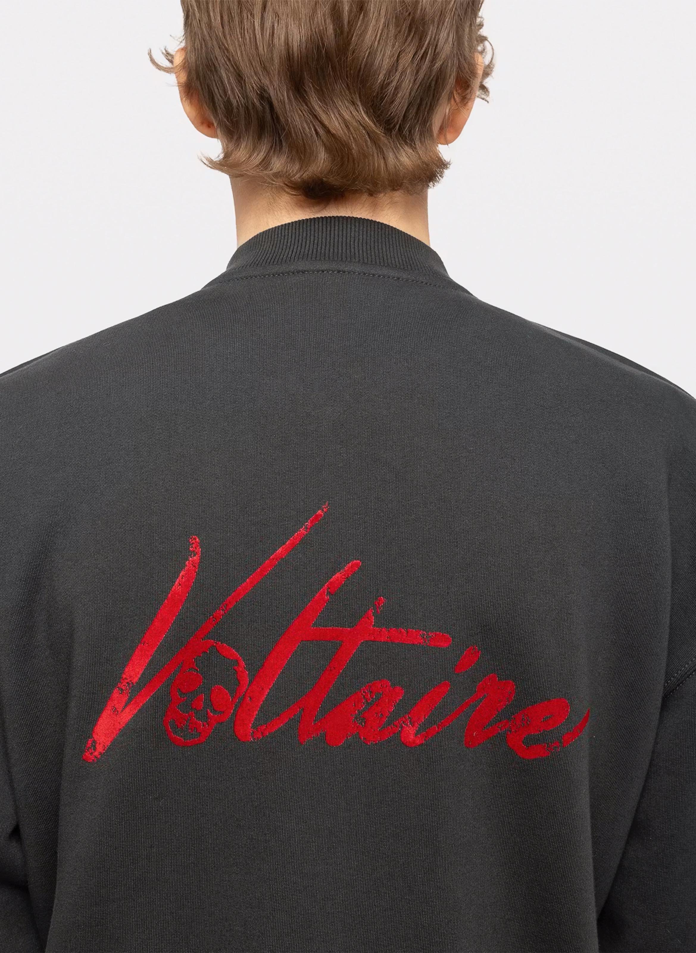 Katoenen sweater met ronde hals ZADIG&VOLTAIRE Grijs