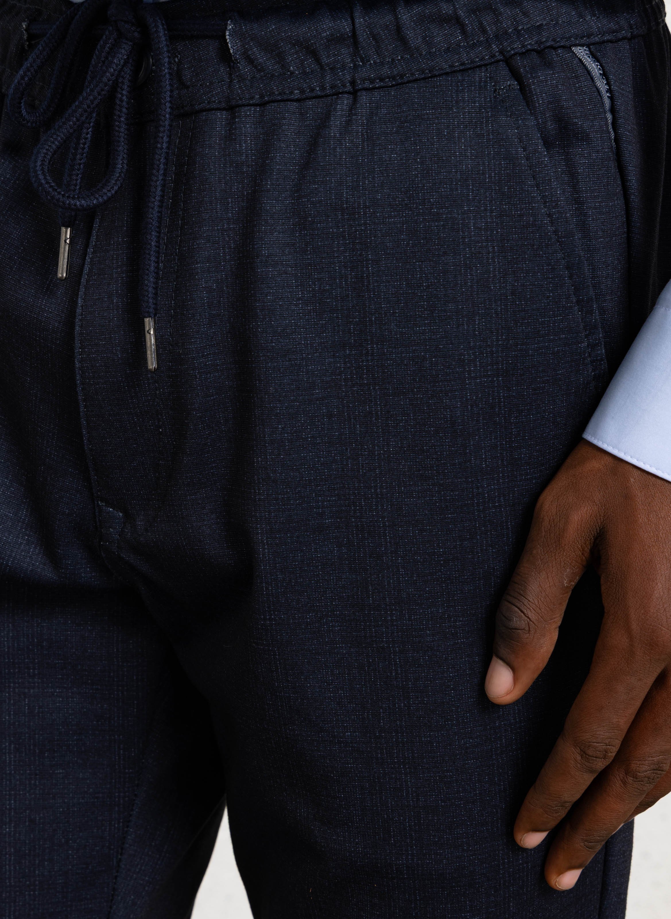 Pantalon droit  LE TEMPS DES CERISES Bleu