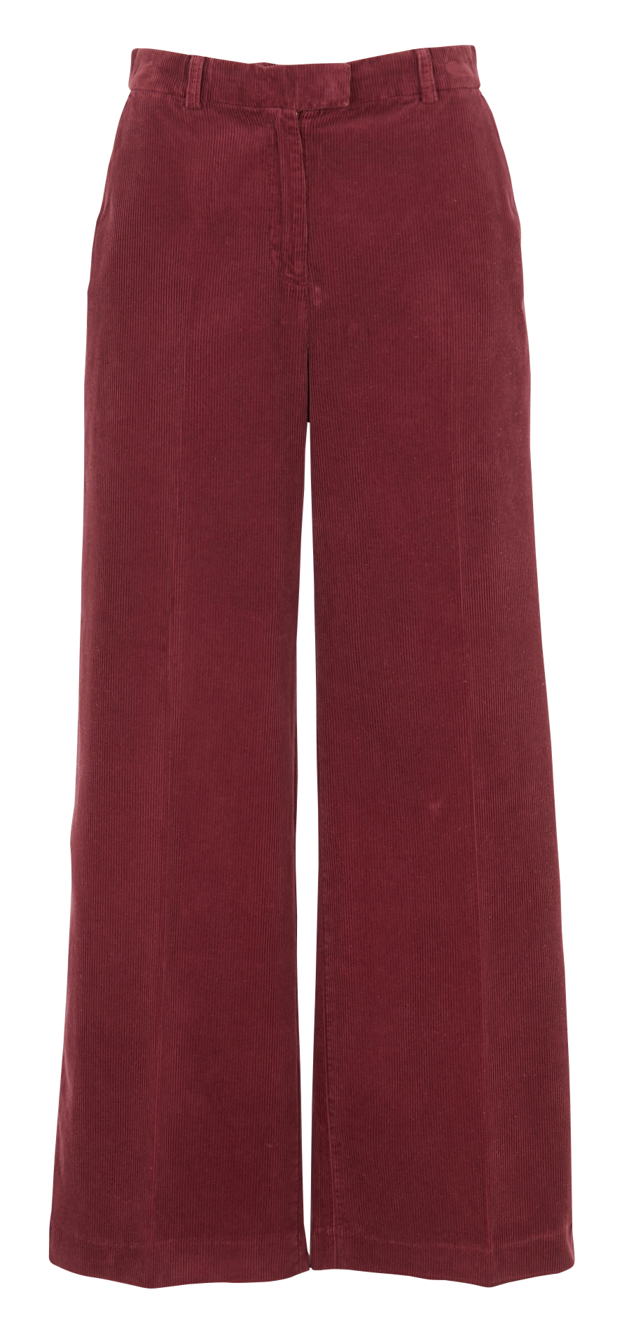Wide-leg cotton trousers BELLEPIECE Red