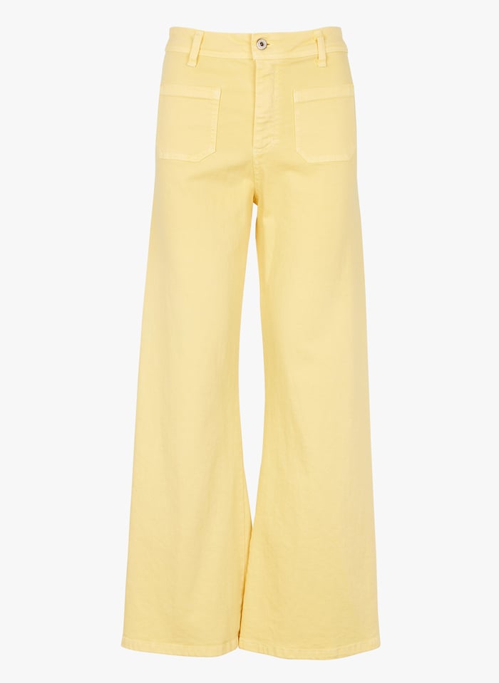Pale yellow deals jeans