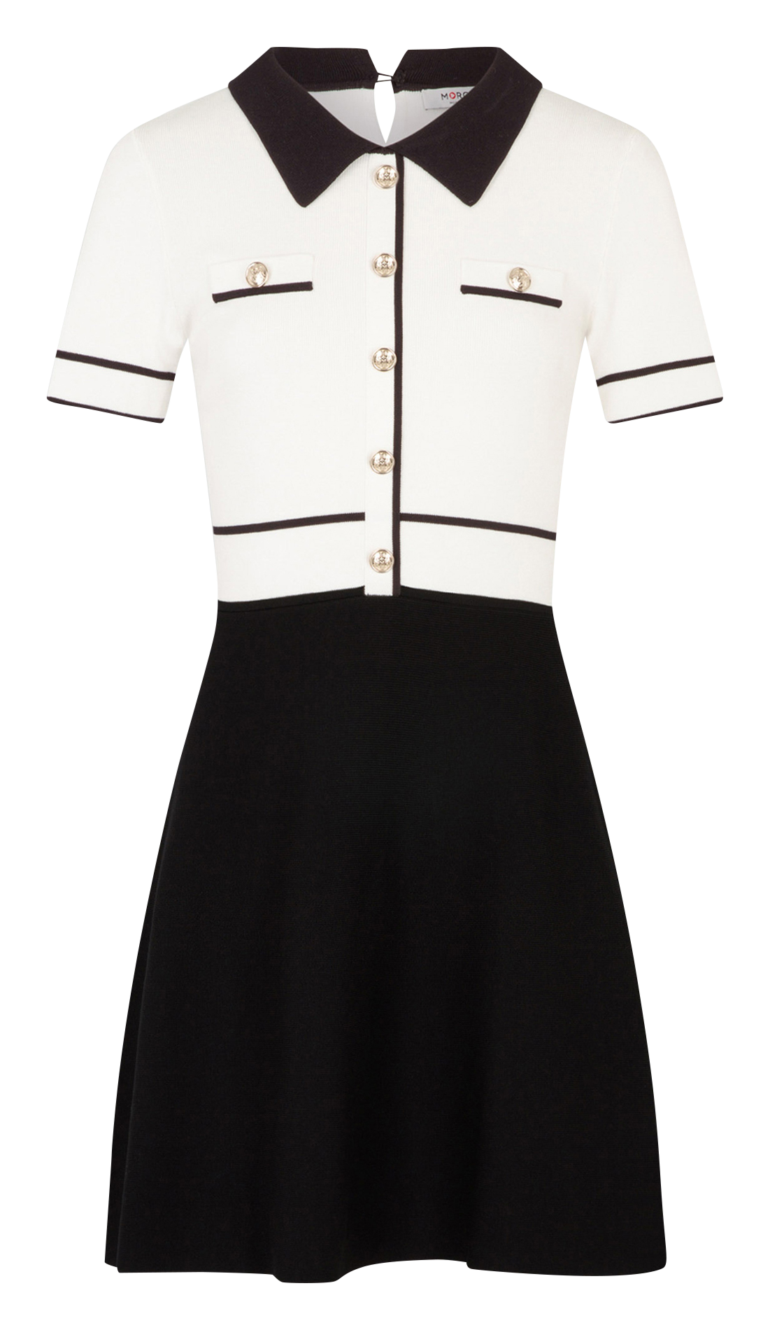 Robe courte trapèze MORGAN Beige