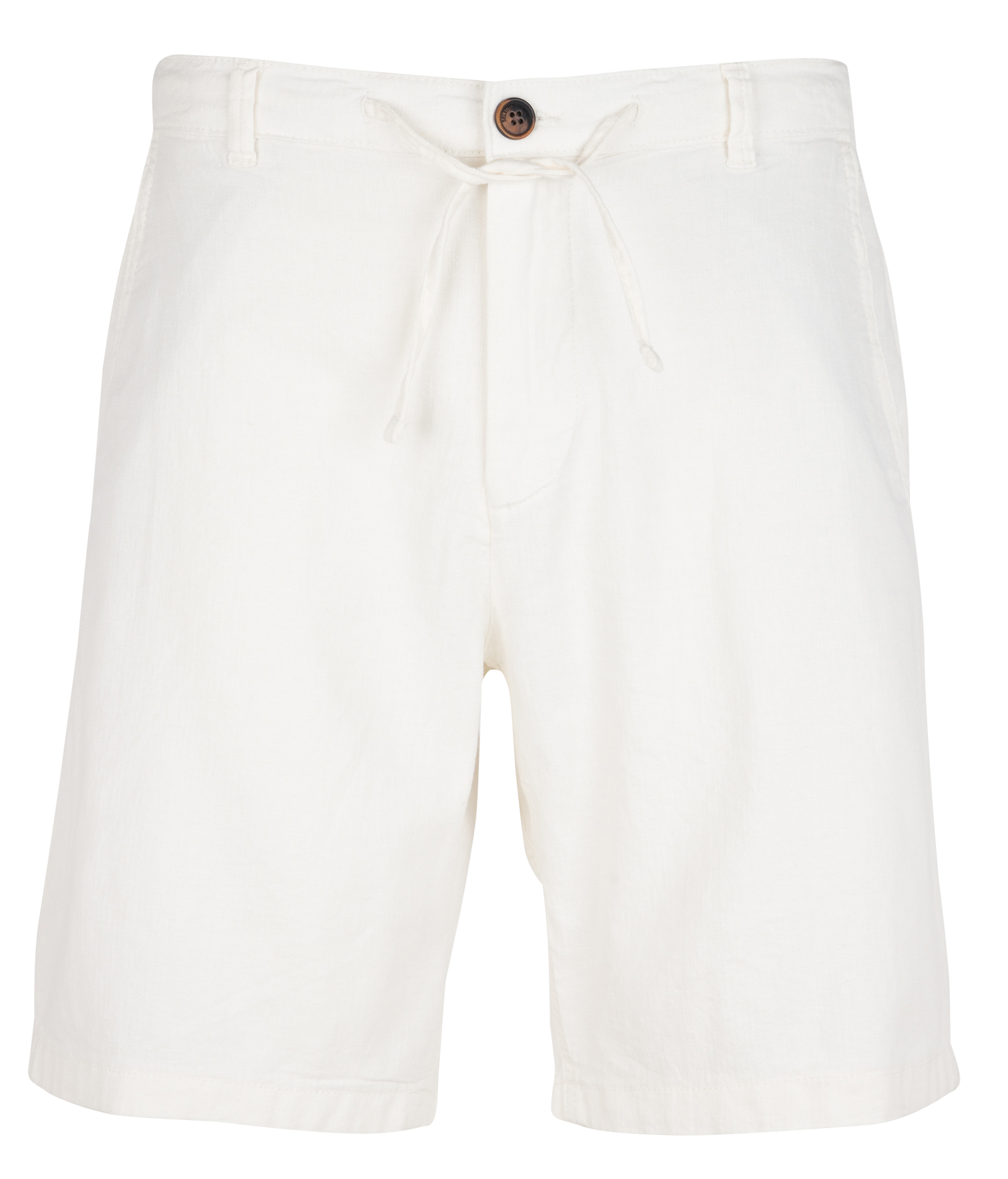 Regular-fit organic cotton-blend shorts SELECTED Beige