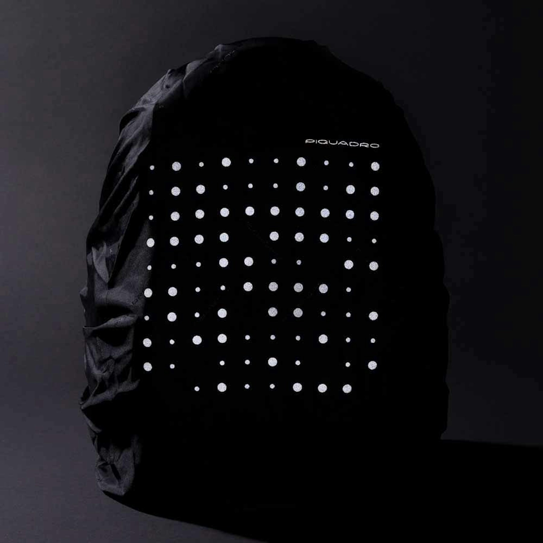 Foldable rain cover for backpack PIQUADRO Black