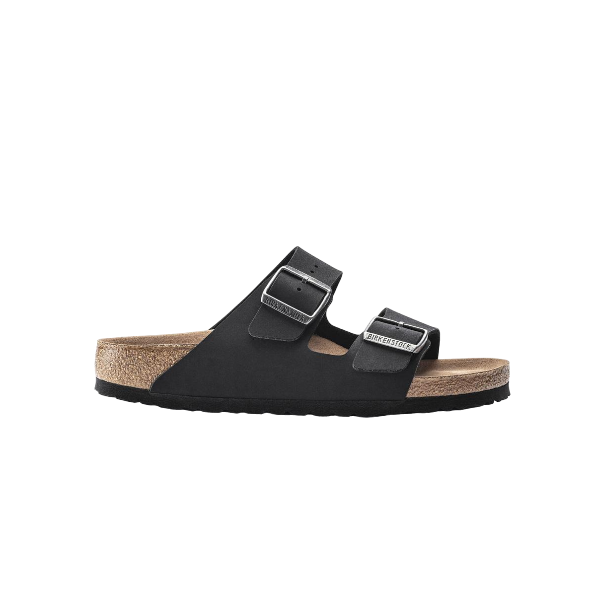 Faux leather sandals BIRKENSTOCK Black