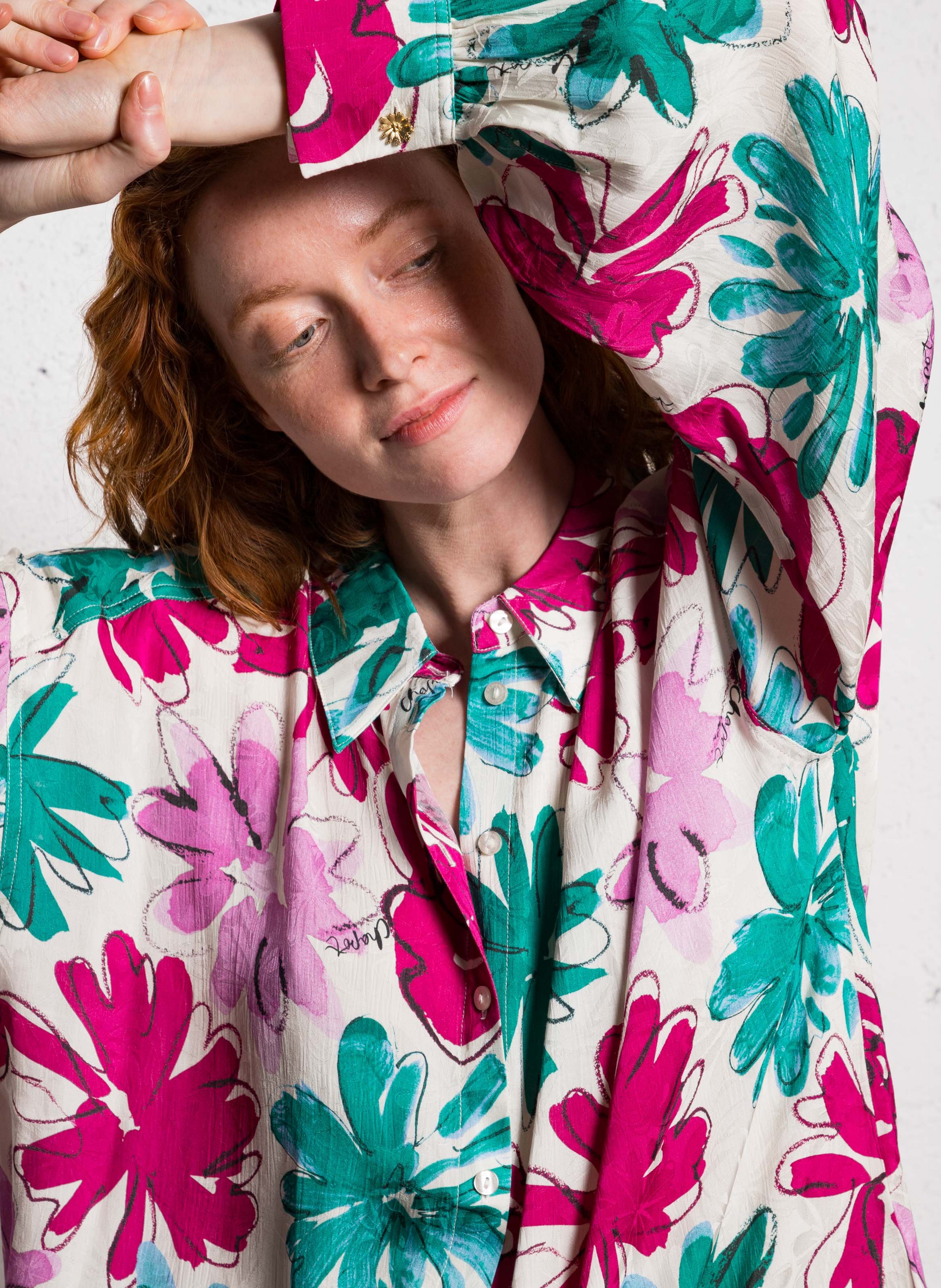 Chemise col classique  FABIENNE CHAPOT Multicolore