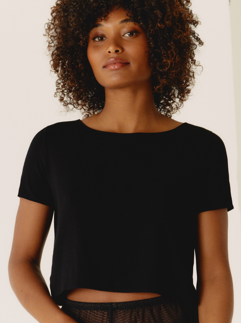 Tee-shirt deep black NOO Noir