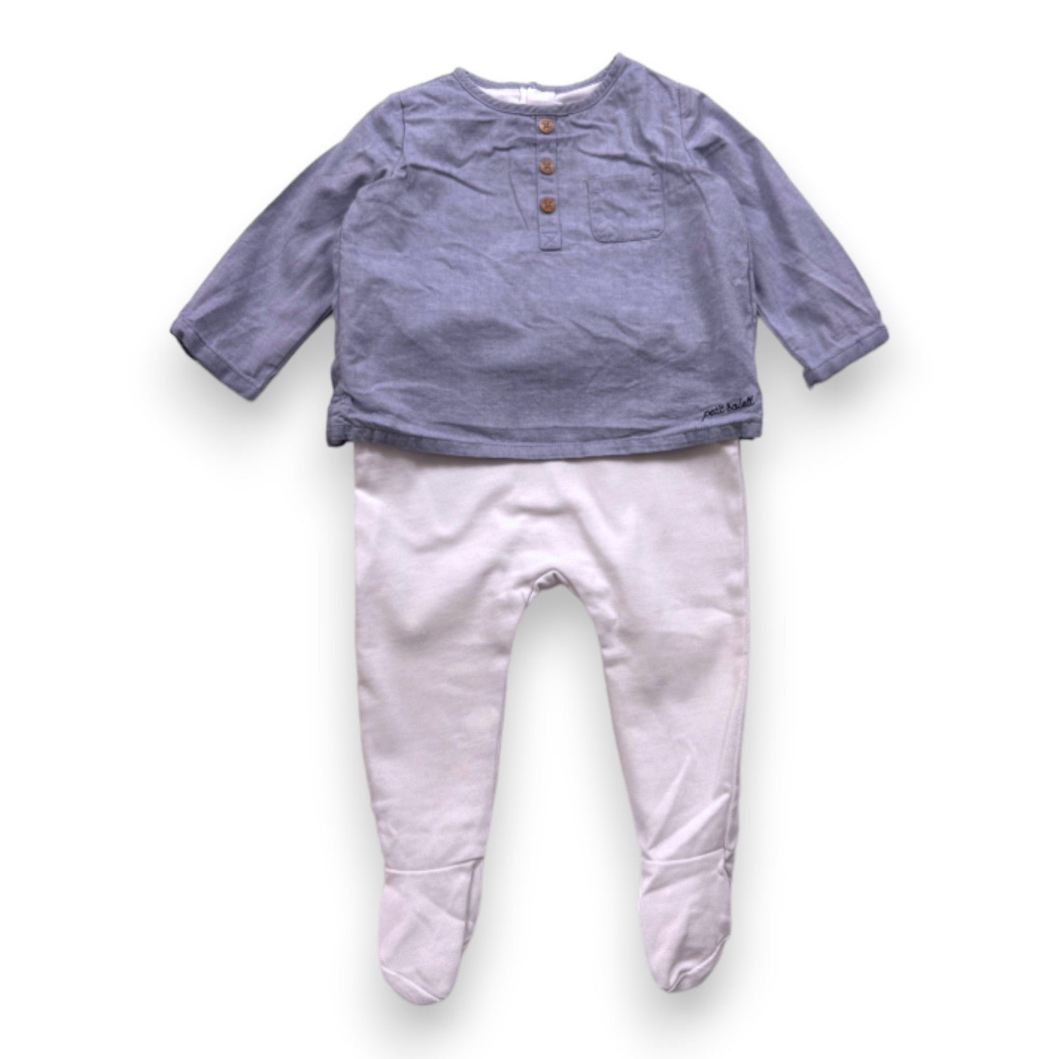 White baby jumpsuit - 18 months NATALYS - Seconde Main White