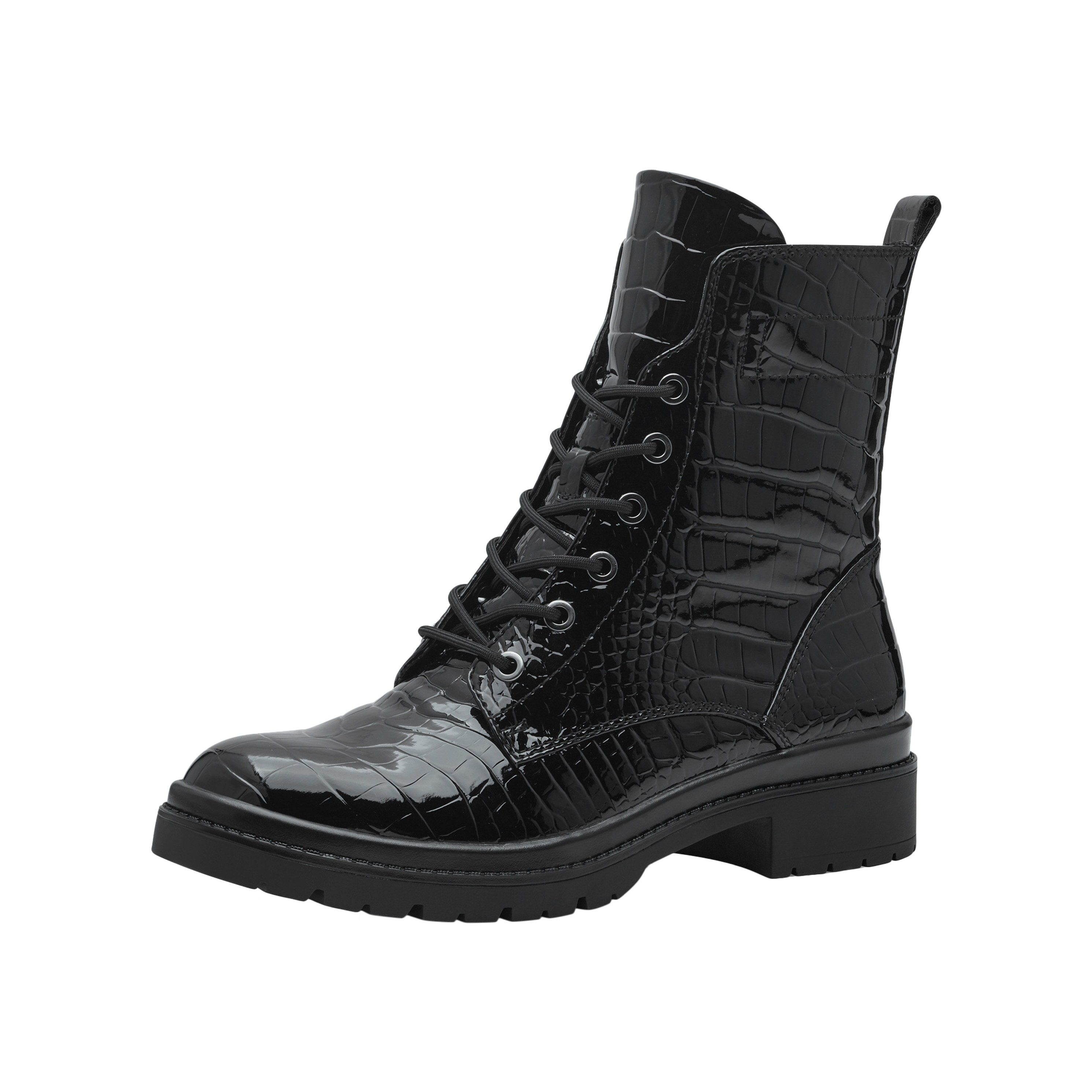 Leather ankle boot TAMARIS Black