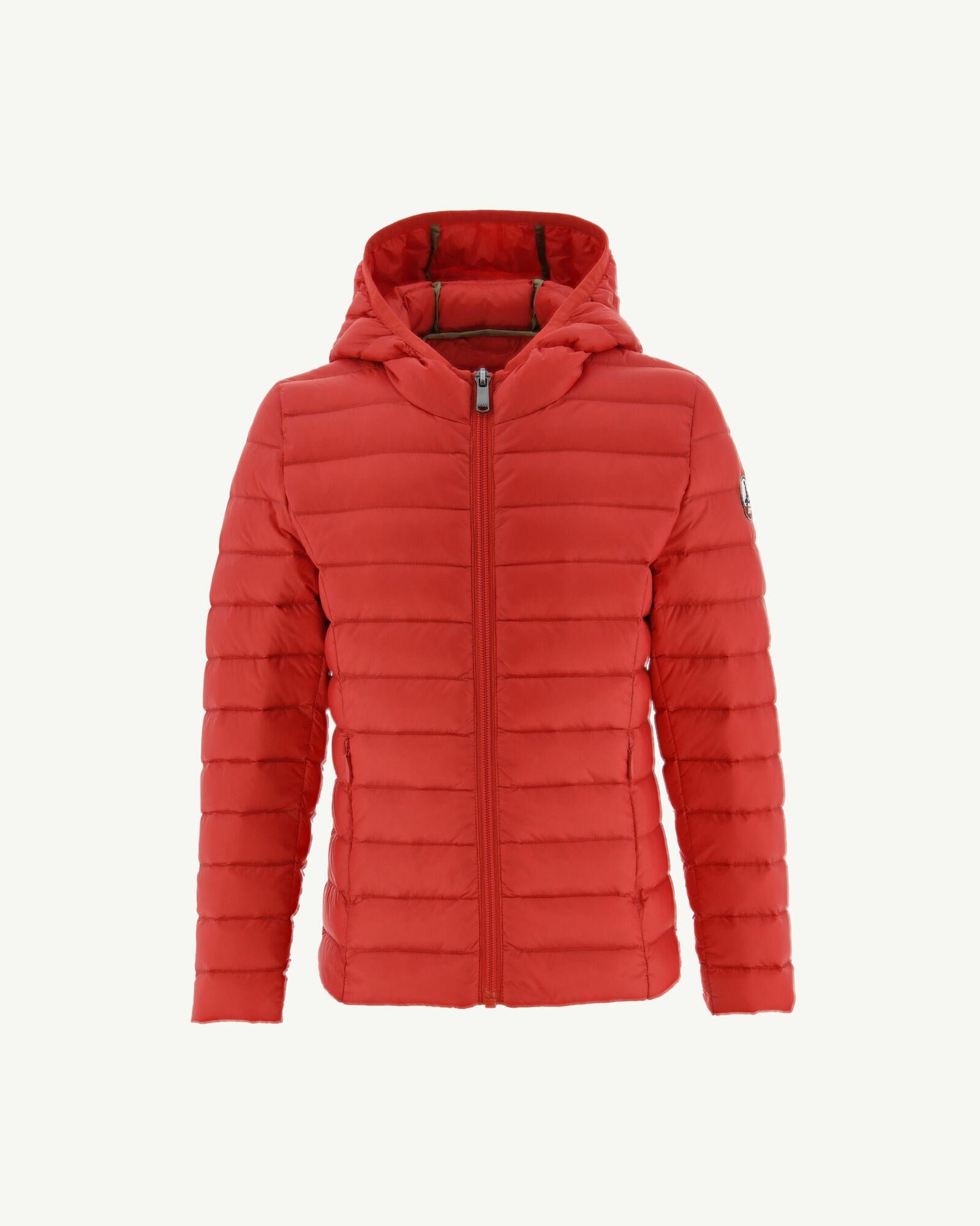 Carla lightweight hooded children's down jacket JOTT Red