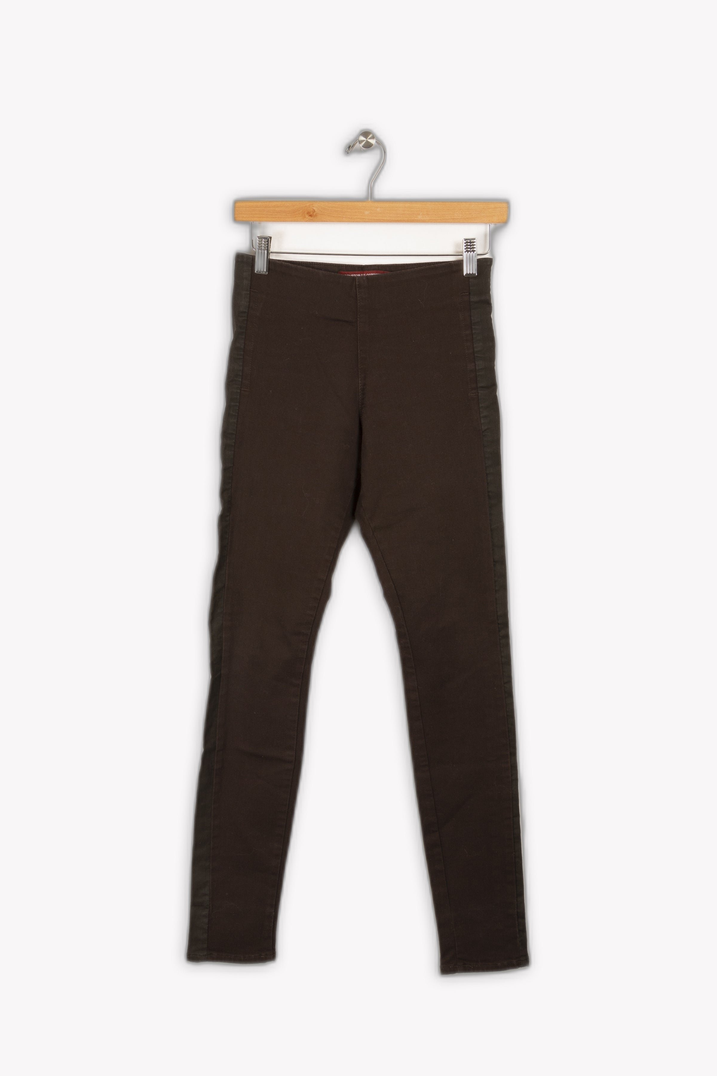 Cropped slim jeans with studs COMPTOIR DES COTONNIERS - Seconde main Brown