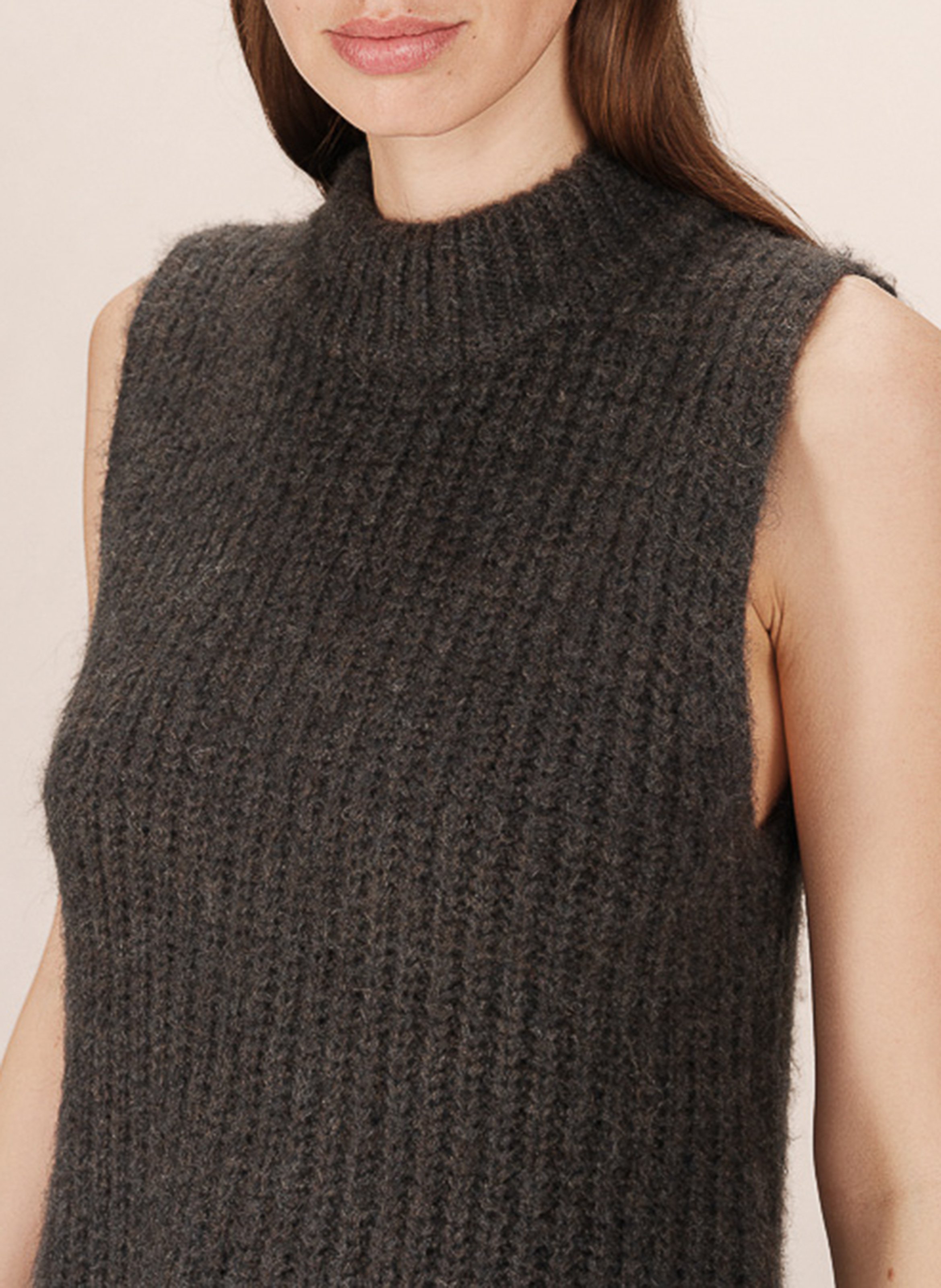 Elena high-neck sweater GRACE ET MILA Grey