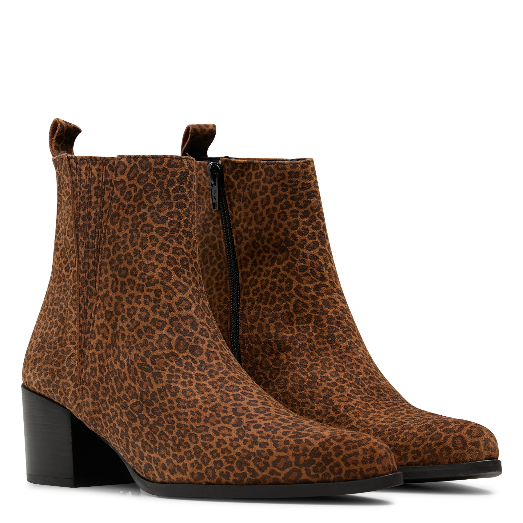 Bianca leather ankle boots ONE STEP Brown
