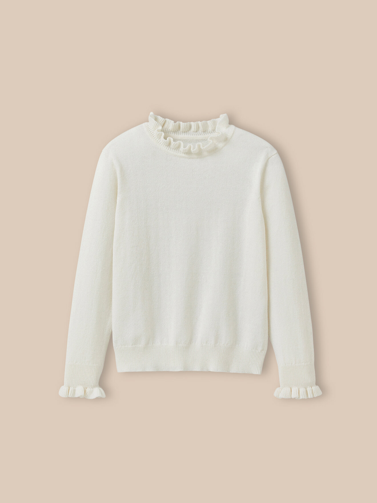 Ruffled sweater CYRILLUS