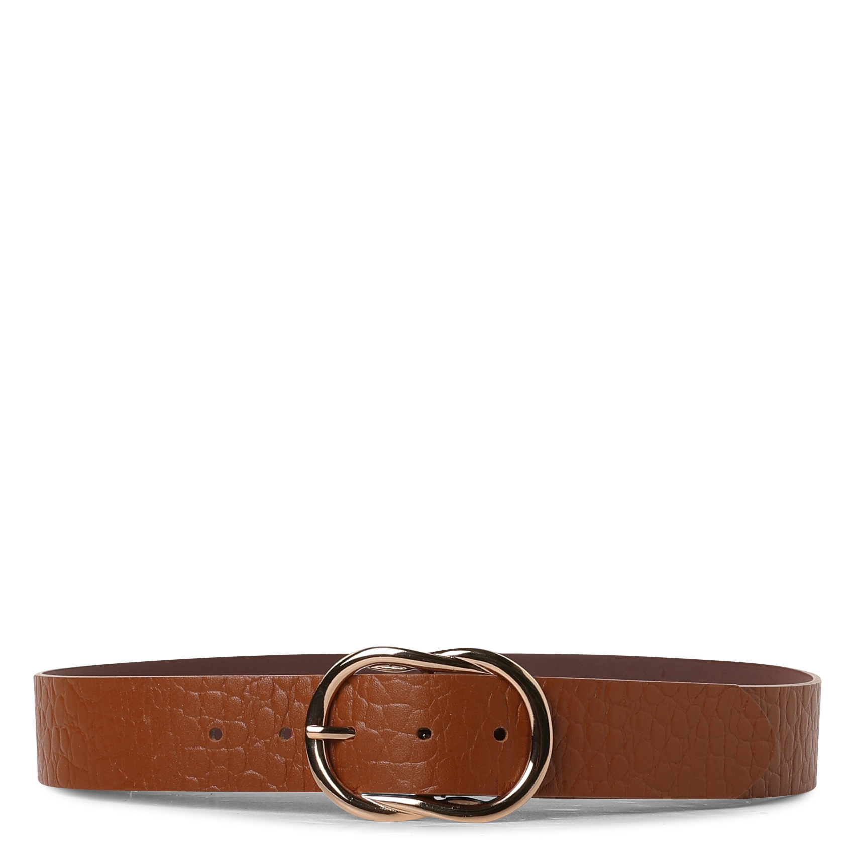 Ceinture en cuir LA FEE MARABOUTEE Marron