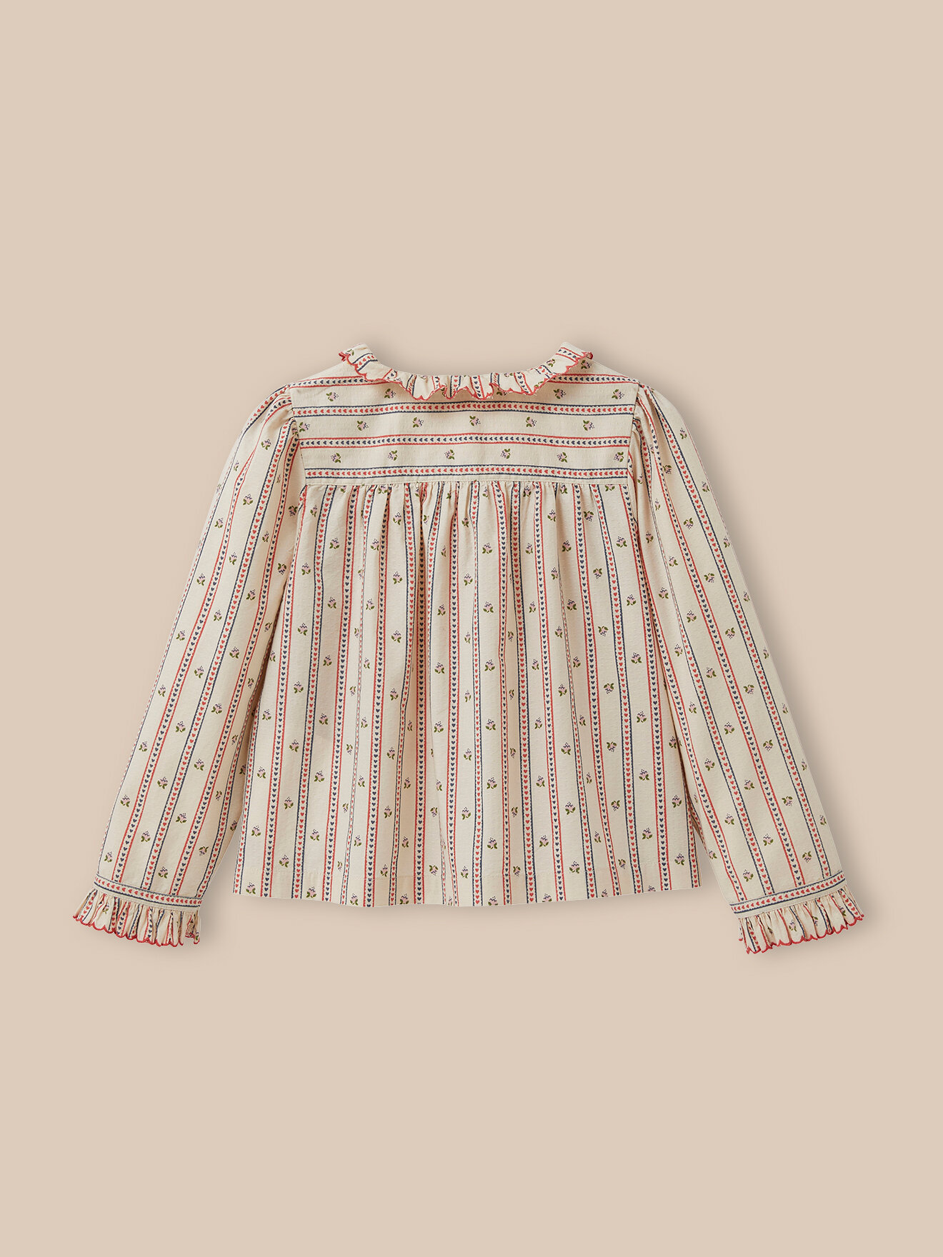 Printed blouse CYRILLUS Red