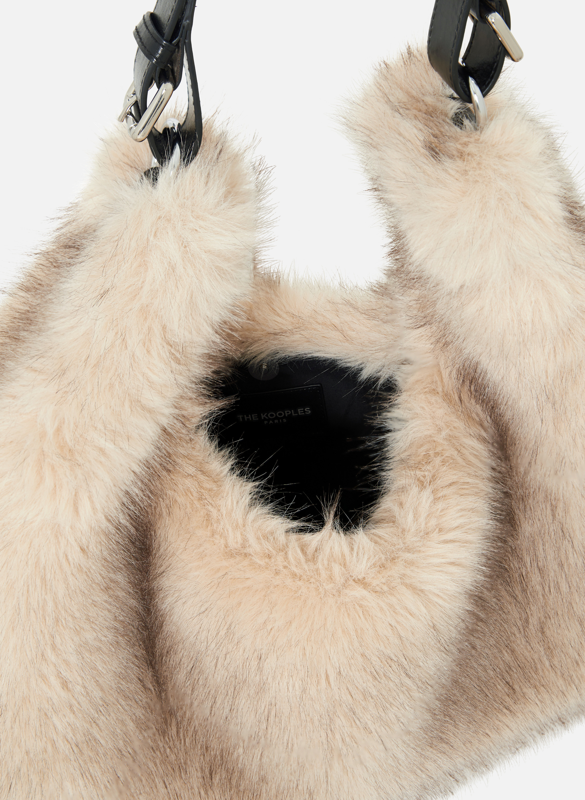 Faux fur bag THE KOOPLES Beige