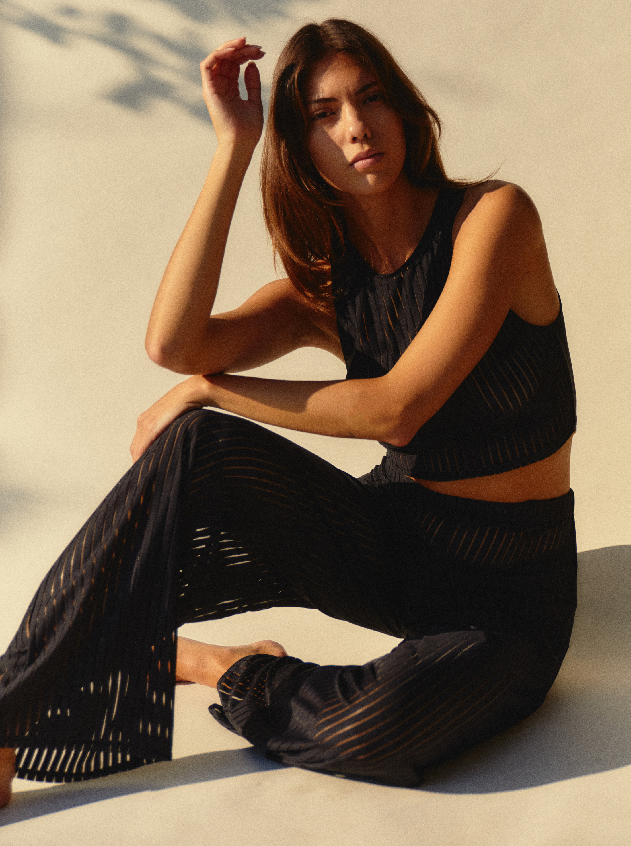 Pantalon black stripes NOO Noir