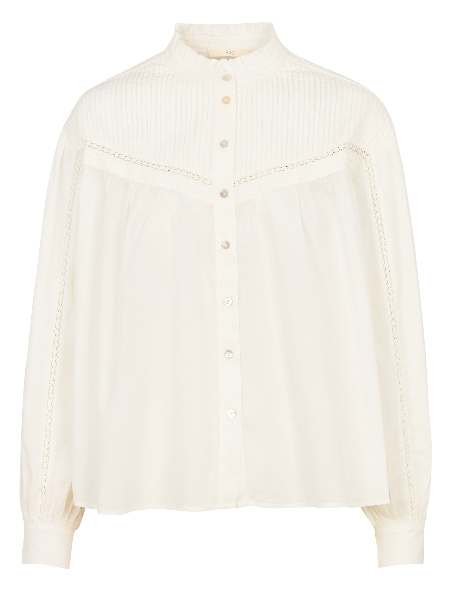 Victorian collar cotton blouse HOD PARIS White