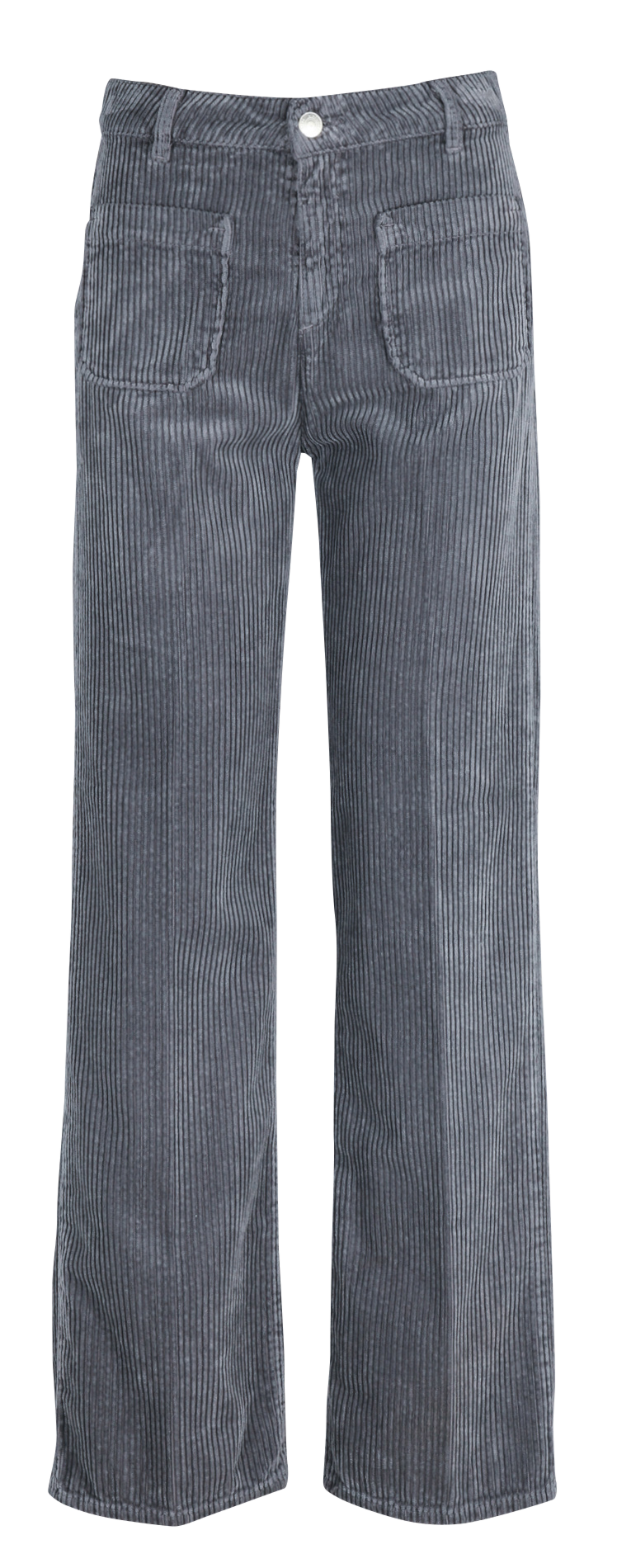 Flared broek van corduroy ACQUAVERDE Grijs