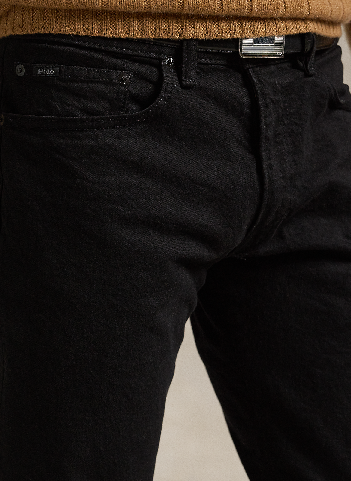 Jean slim fit en coton mélangé POLO RALPH LAUREN Noir