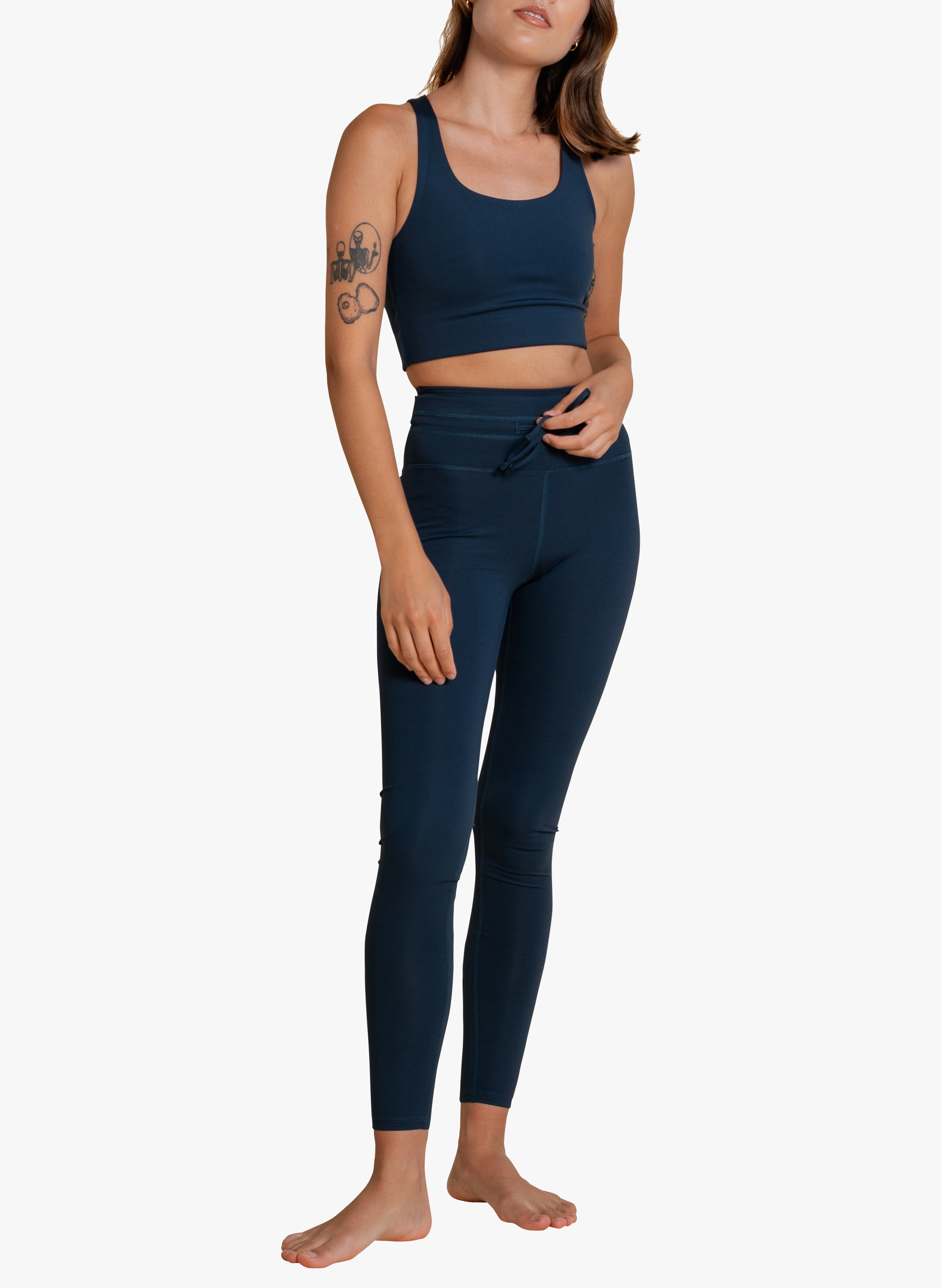 Reggiseno sportivo con spalline olimpioniche GIRLFRIEND COLLECTIVE Blu