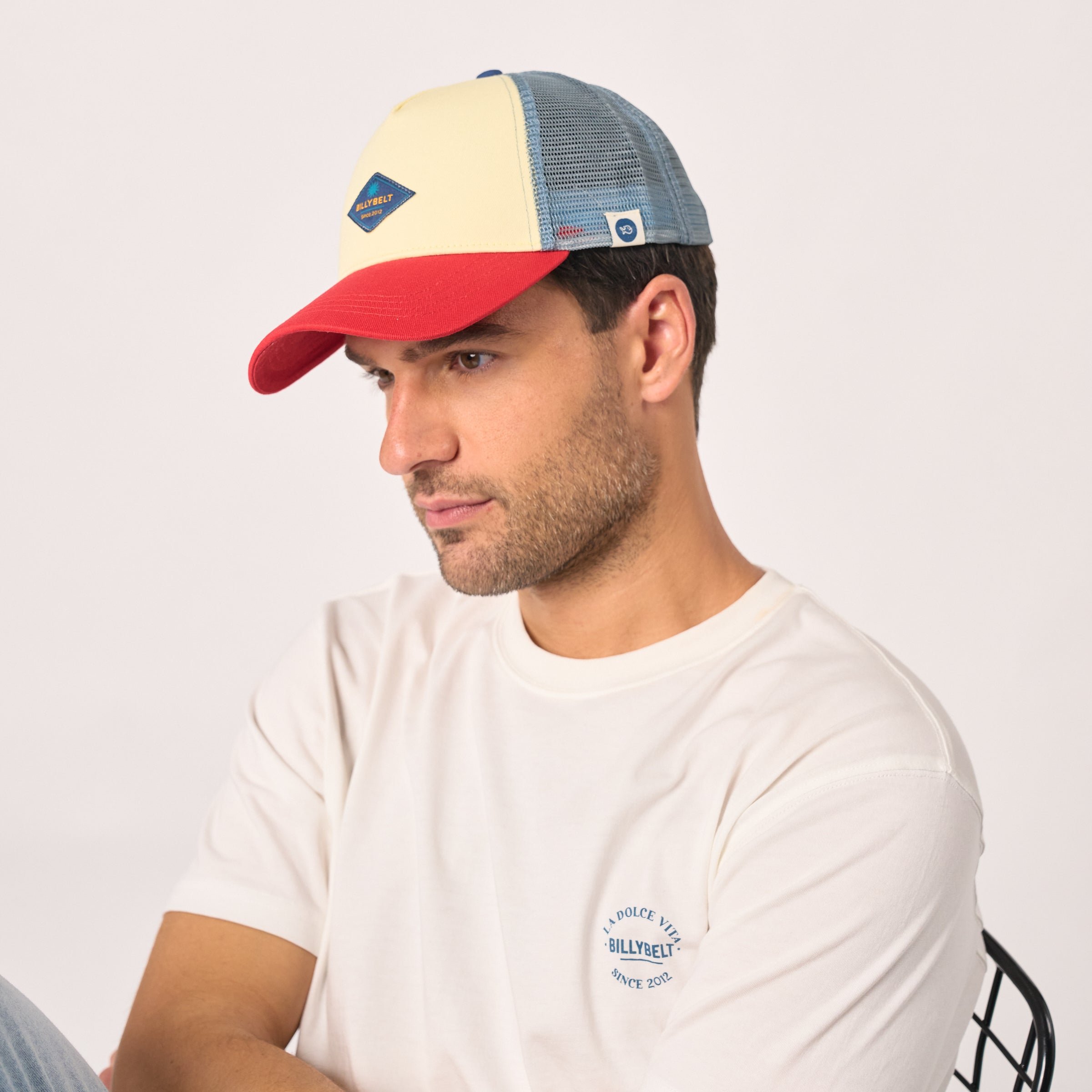 Cotton Trucker Cap Yellow