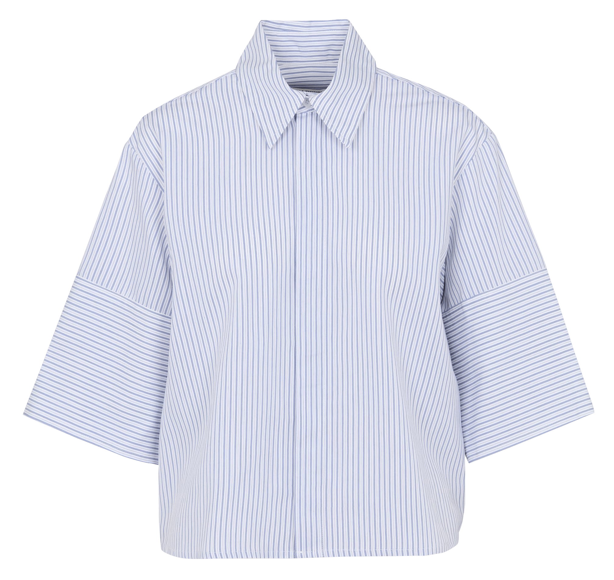 Oversized classic striped shirt MARGAUX LONNBERG Blue