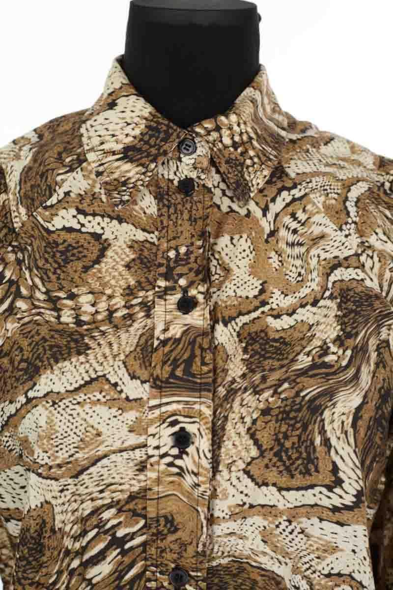 Blouse GANNI - Seconde Main Marron