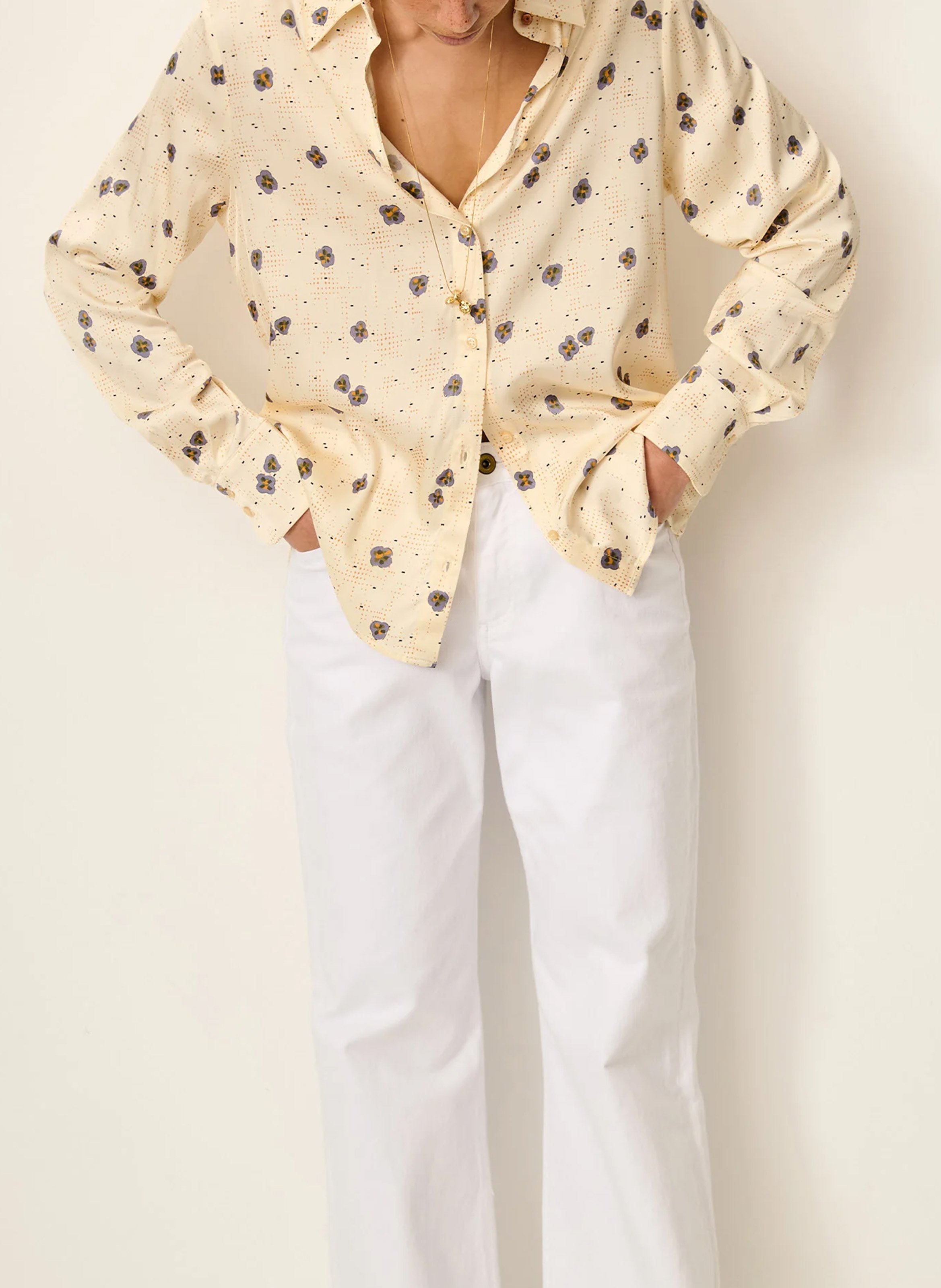 Chemise col classique imprimée SESSUN Multicolore