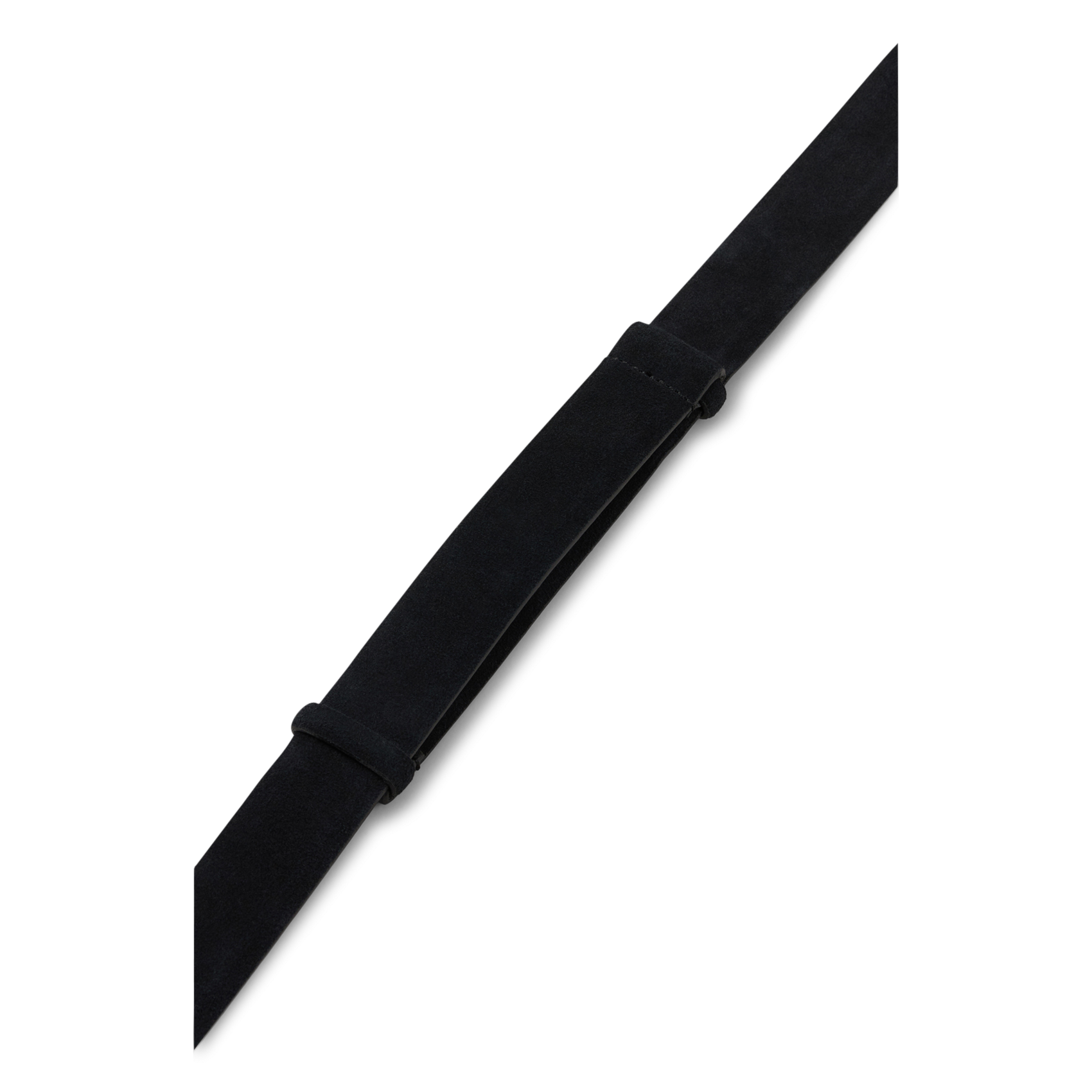 Ceinture en cuir daim BA&SH Noir