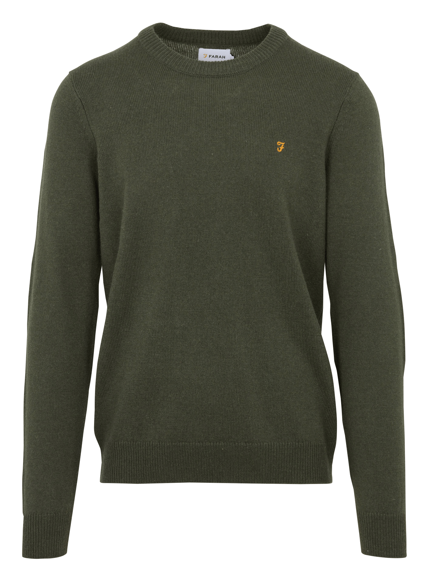 Streifenpullover aus Wolle FARAH Grun