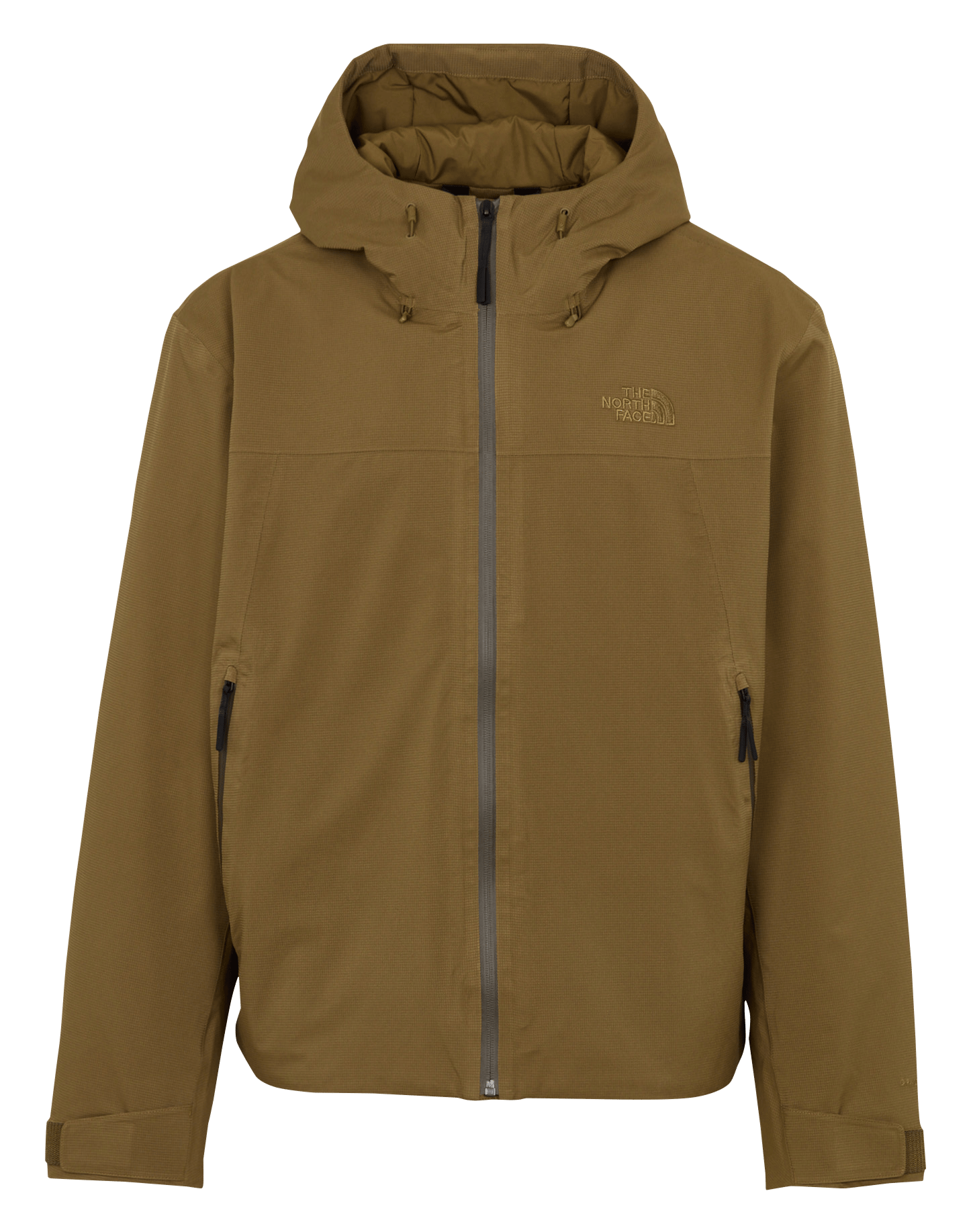 Gerade geschnittene Jacke mit Stehkragen und Kapuze THE NORTH FACE Khaki
