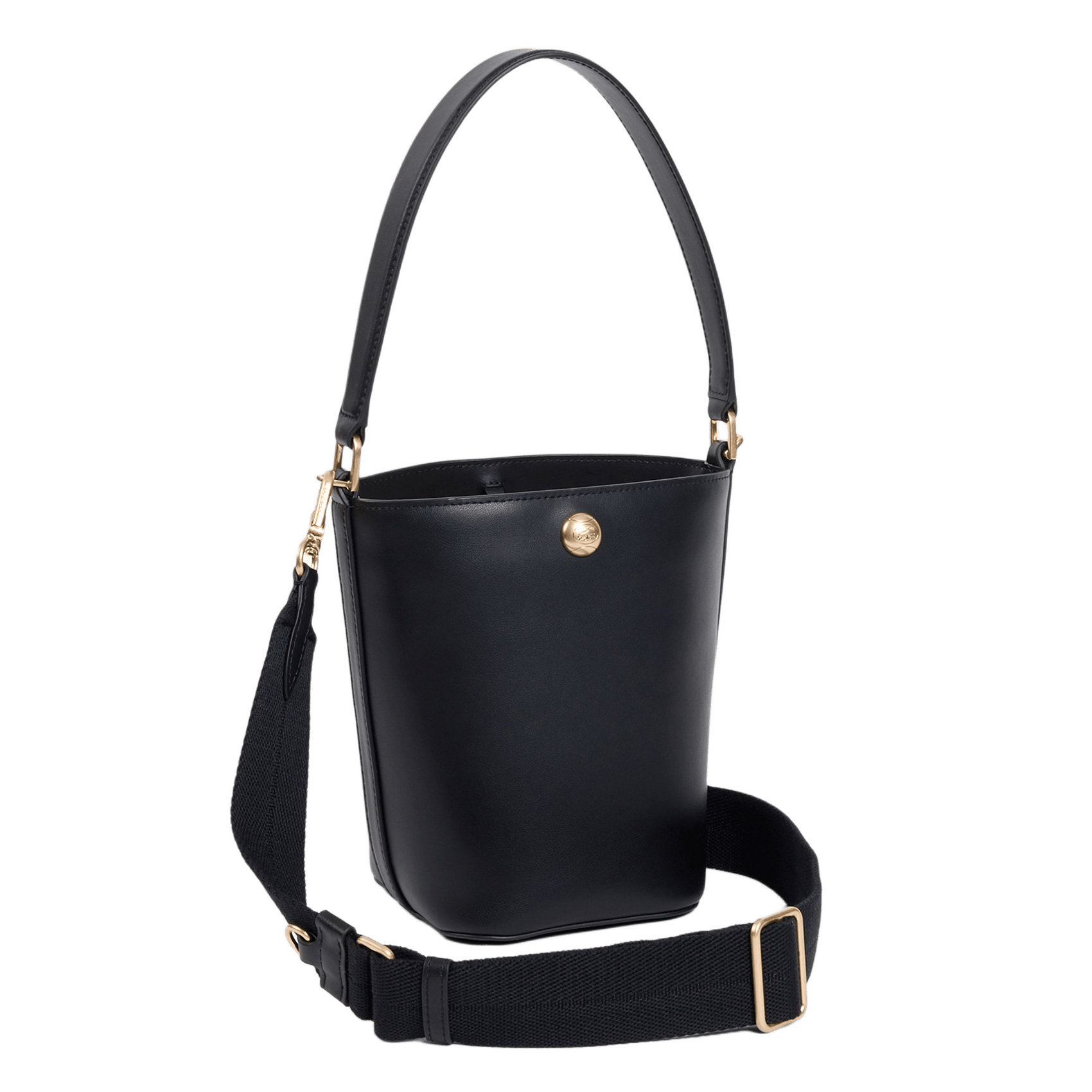 Tennis Bliss Eimer Tasche aus Leder LACOSTE Schwarz